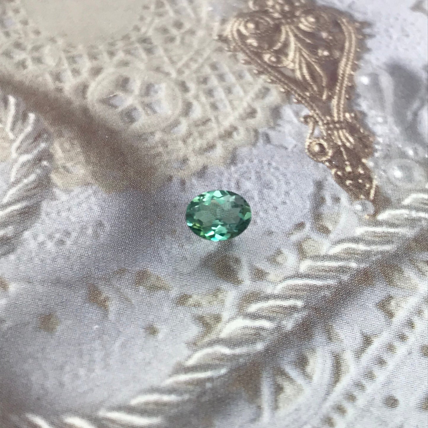 Natural Chrysoberyl 0.45 carat 5.5x4.3mm Blue Green Loose Gemstone