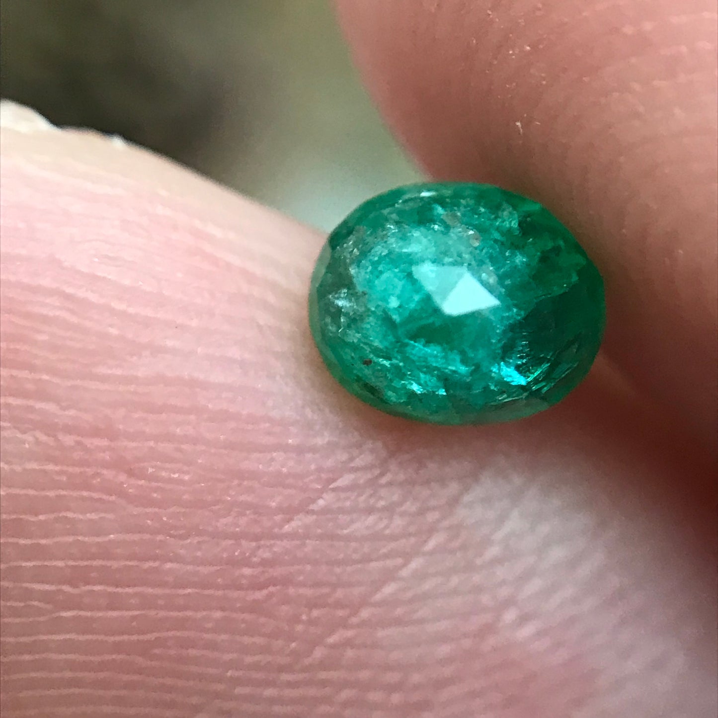 0.50 ct Natural Emerald 5.5x4.5mm Oval Cut Faceted Gem Precious Gemstone Loose Recycled Gemstone