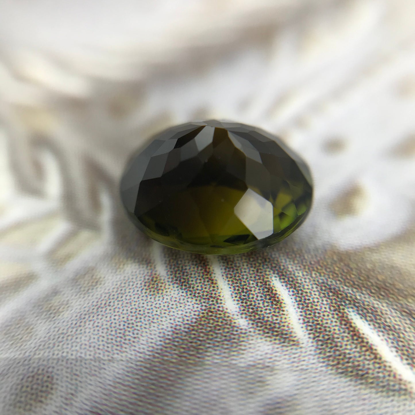 Natural Greenish Yellow Tourmaline 2.14 carats 8.7x7.5mm Oval Cut, Natural Faceted Unmounted loose gemstone