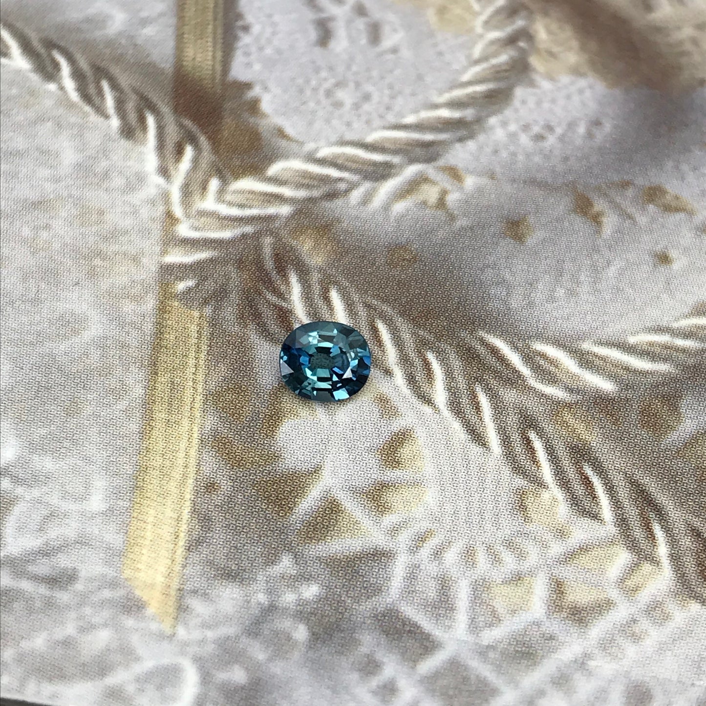 Natural Blue Sapphire 4.6x4mm 0.44 Carats Oval Cut Corundum, Unmounted Gem Faceted Loose Gemstone, US seller