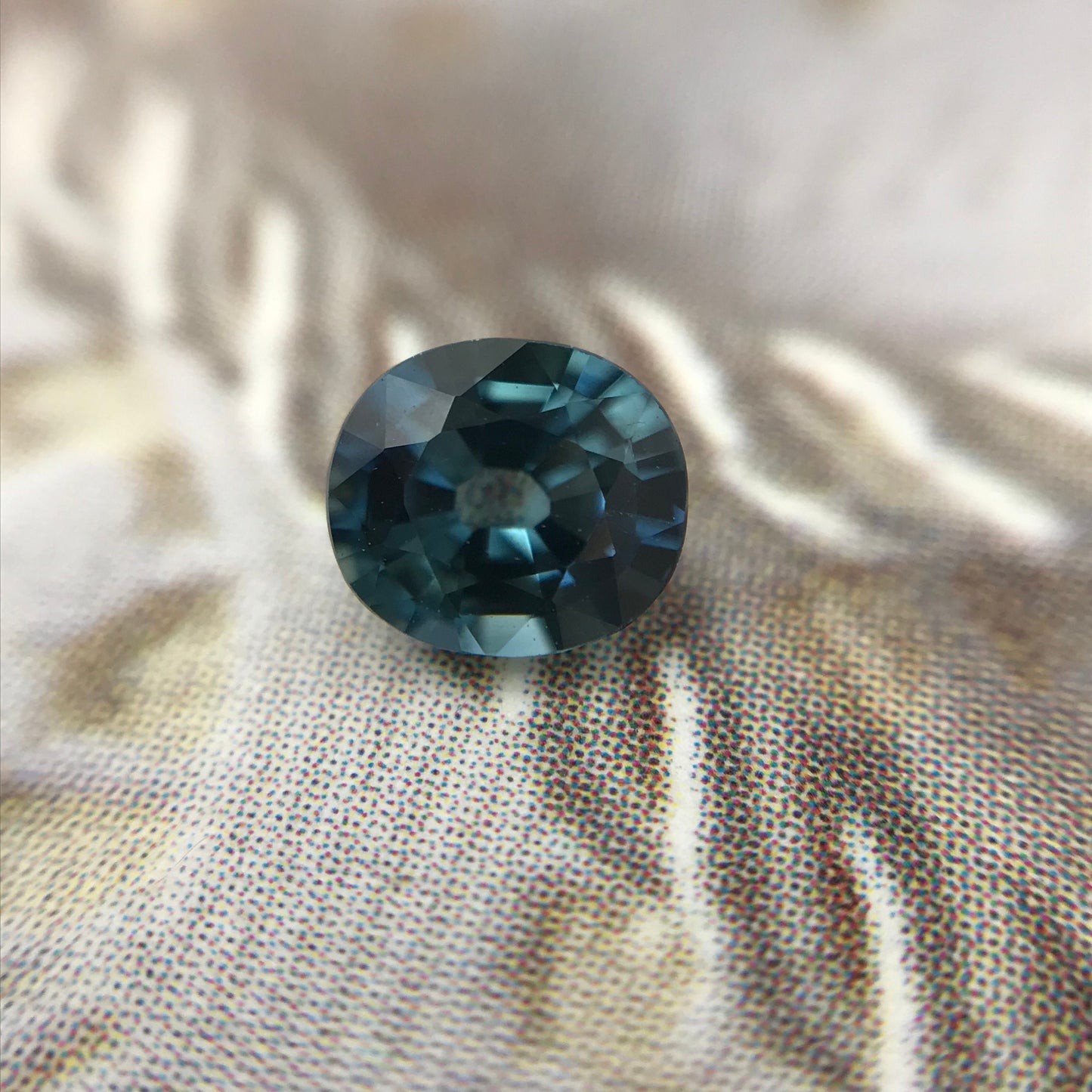 Natural Blue Sapphire 4.6x4mm 0.44 Carats Oval Cut Corundum, Unmounted Gem Faceted Loose Gemstone, US seller