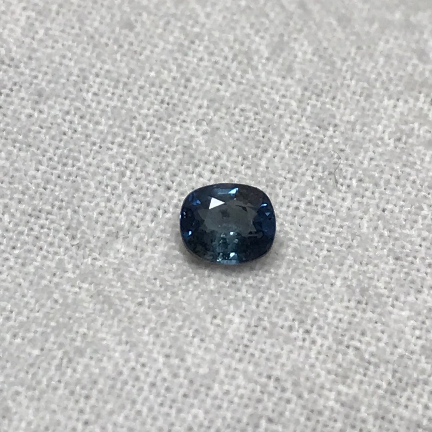0.40 carat Natural Blue Sapphire 4.4x3.8mm Cushion Cut, Heated, Faceted Loose Gemstone Unmounted Gem, 4.5x4mm