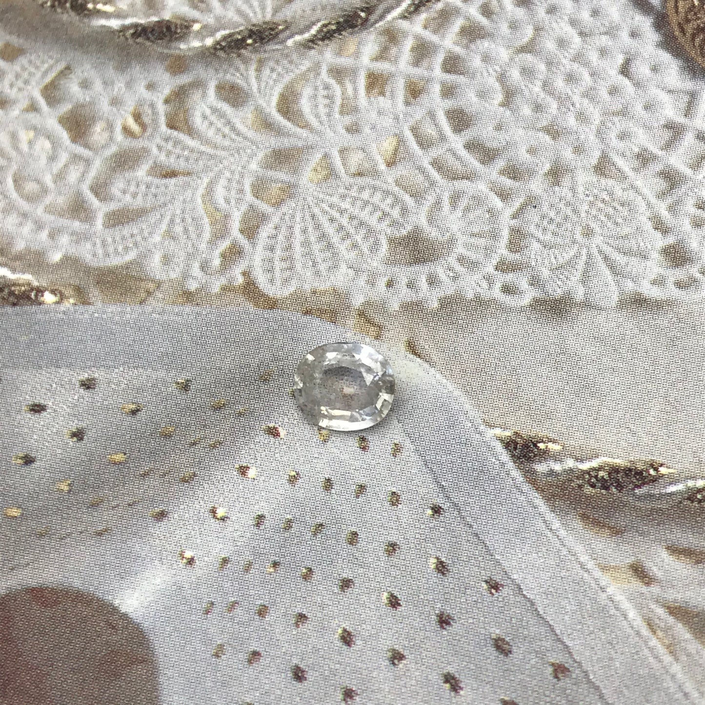 Natural Light Purple Sapphire 6.3x5.4mm 0.86 Carats Oval Cut Corundum Faceted Loose Unmounted Gem, Earth Mined Sapphire