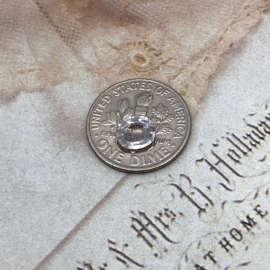 Natural Light Purple Sapphire 6.3x5.4mm 0.86 Carats Oval Cut Corundum Faceted Loose Unmounted Gem, Earth Mined Sapphire