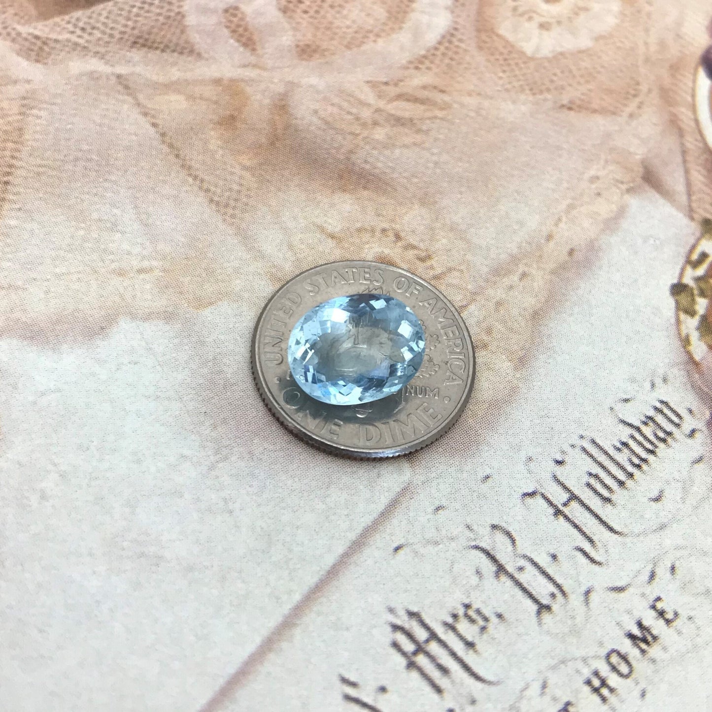 10x8mm Natural Greenish Blue Aquamarine 2.69 carats Light Blue Oval Cut Loose Gem Faceted Gemstone Beryl March Birthstone