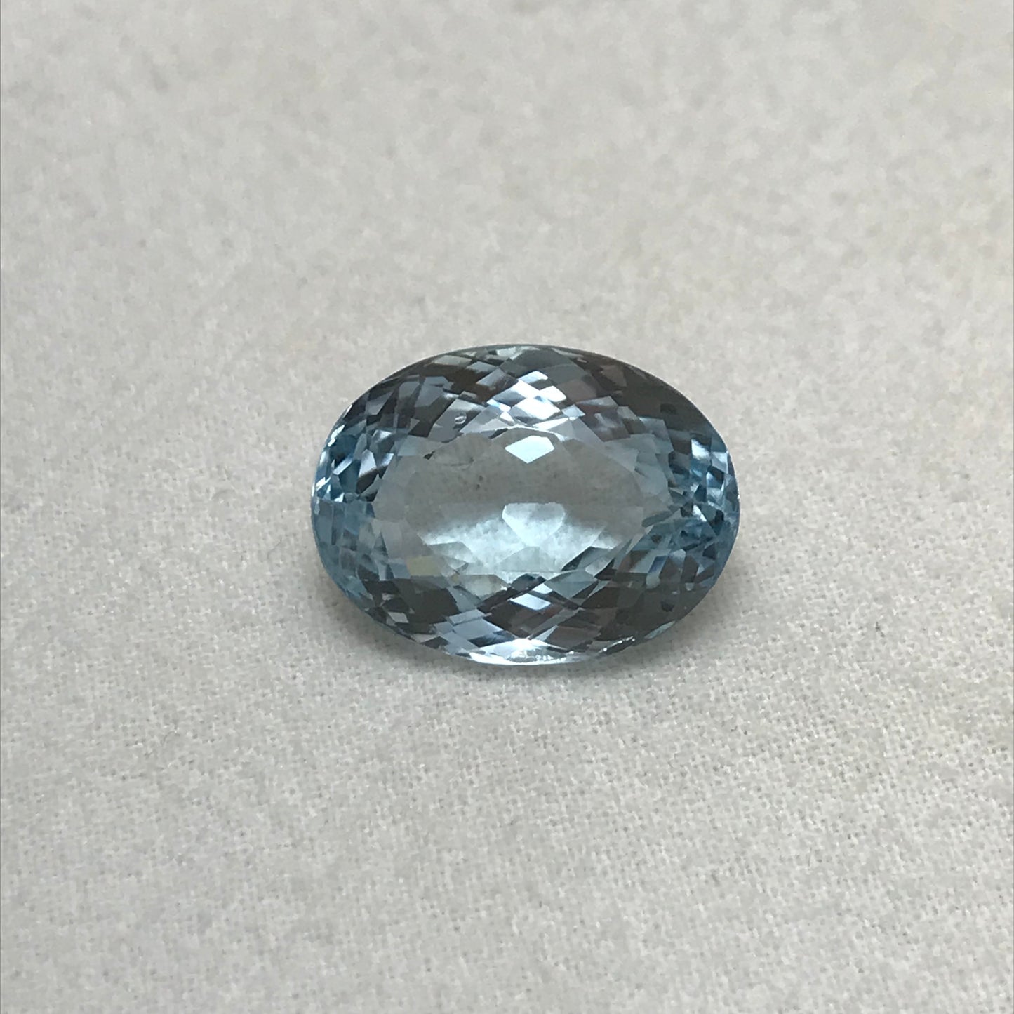 23 carat, Light Blue Topaz 19.3x14.3mm Oval Cut Gem Tested Loose Reclaimed/Recycled Gemstone, Sky Blue, December Birthstone, 19x14mm