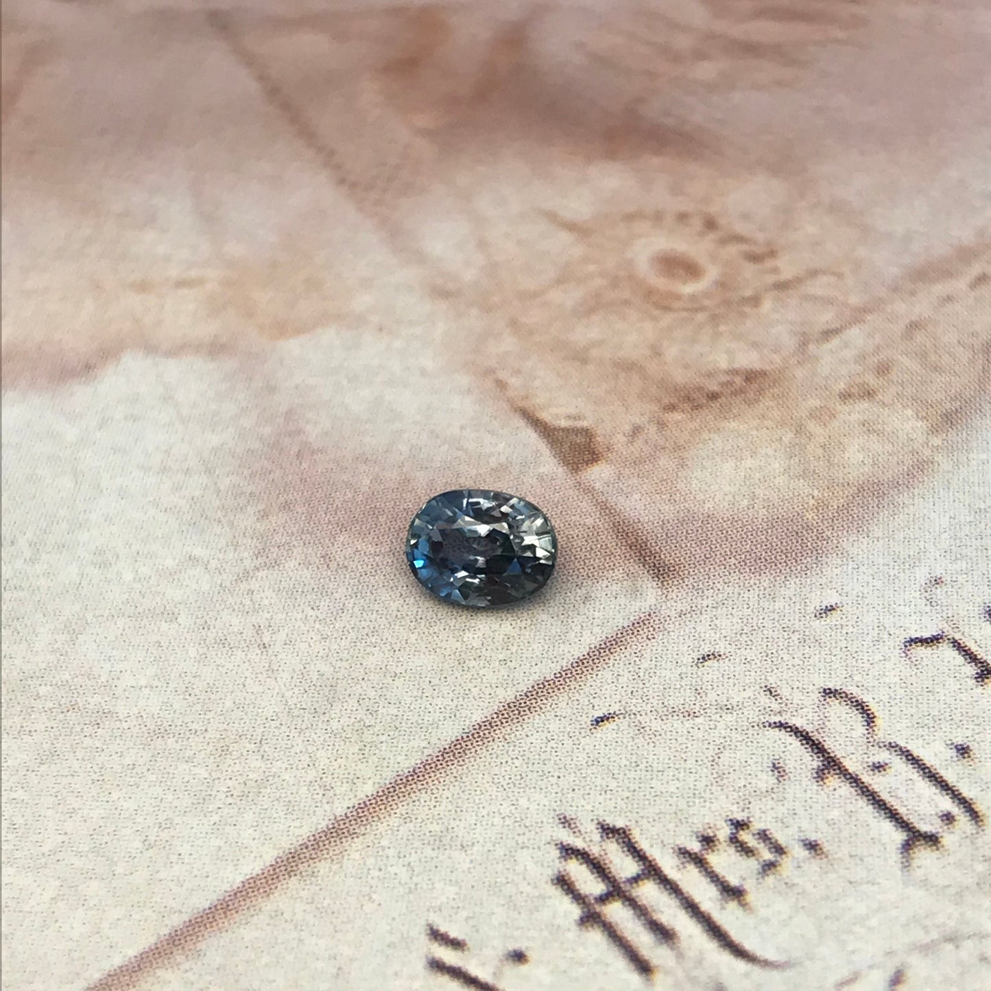 Natural Greenish Blue Sapphire 5x4mm Oval Cut Corundum 0.66 carat Faceted Loose Unmounted Gem Gemstone Earth Mined Genuine Blue Green