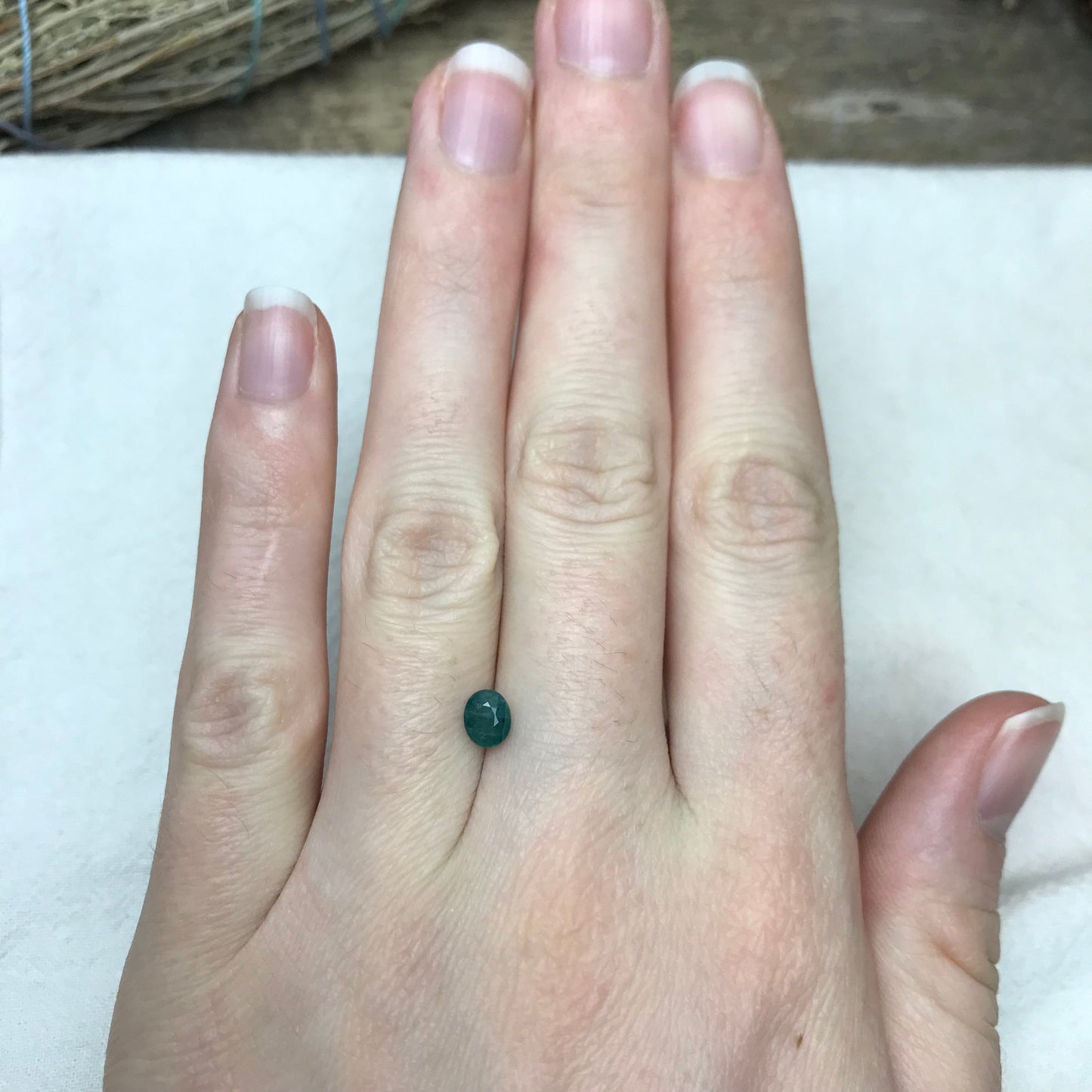 Natural Green Grandidierite 0.57 cts, 5.5x4.5 Oval Cut loose Rare Gemstone Faceted Gem Natural Rare Gems,