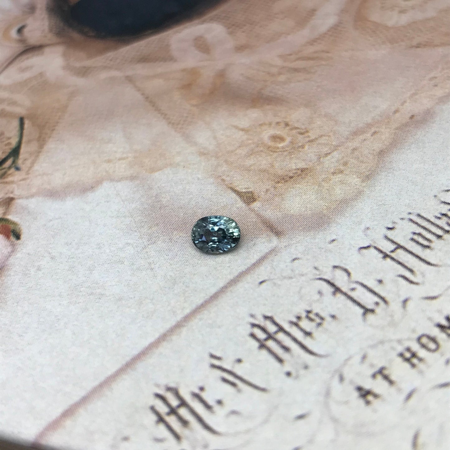 Natural Greenish Blue Sapphire 5x4mm Oval Cut Corundum 0.66 carat Faceted Loose Unmounted Gem Gemstone Earth Mined Genuine Blue Green