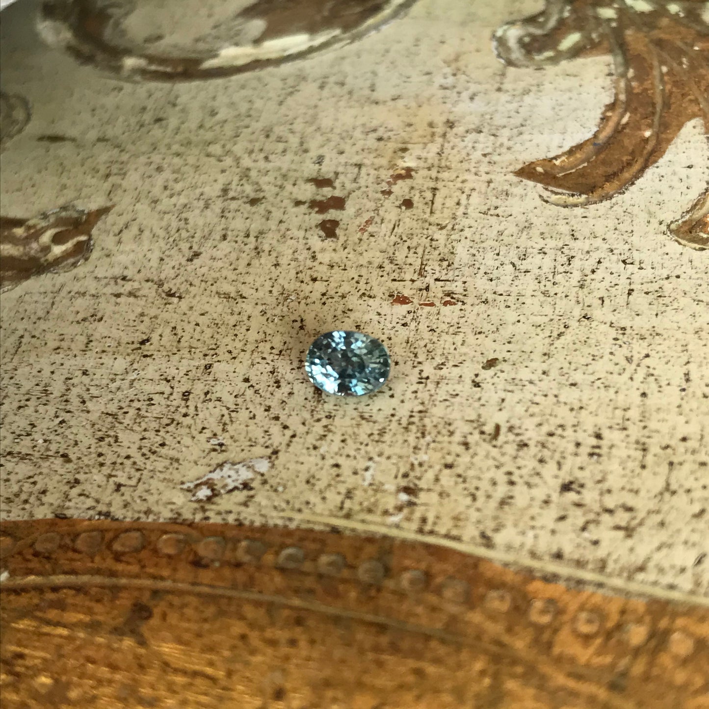 Natural Greenish Blue Sapphire 5x4mm Oval Cut Corundum 0.66 carat Faceted Loose Unmounted Gem Gemstone Earth Mined Genuine Blue Green