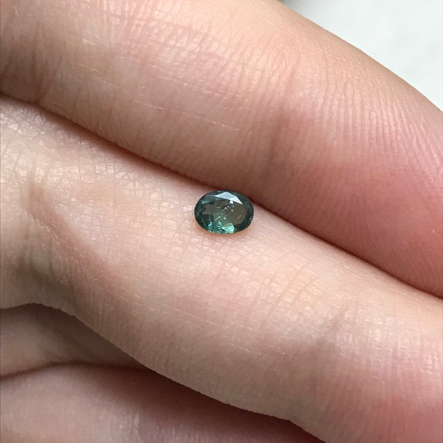0.25 ct Natural Alexandrite Chrysoberyl 4.3x3.2mm Green Violet Loose Real Gemstone Faceted Gem Rare Carat Color Change Oval