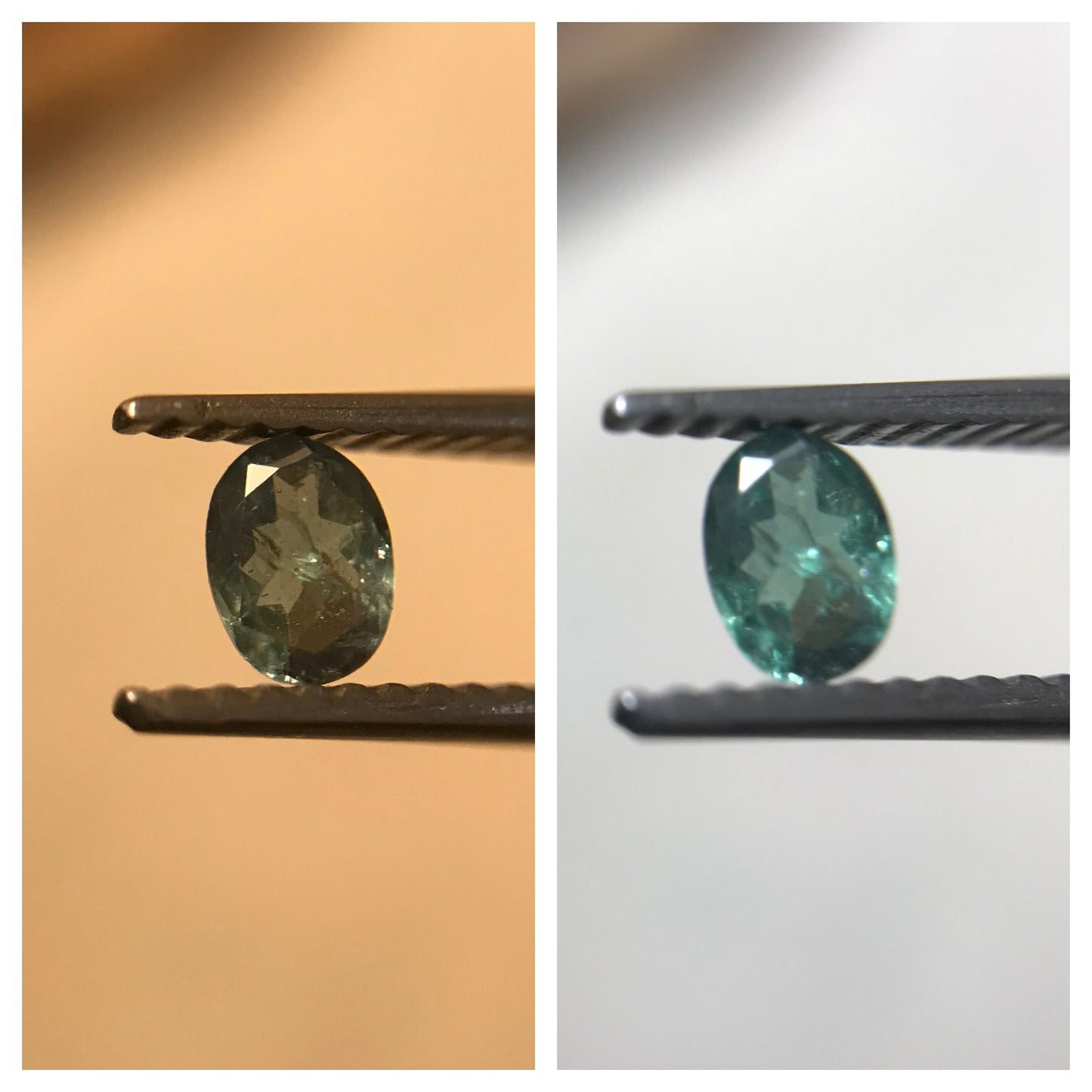 0.25 ct Natural Alexandrite Chrysoberyl 4.3x3.2mm Green Violet Loose Real Gemstone Faceted Gem Rare Carat Color Change Oval