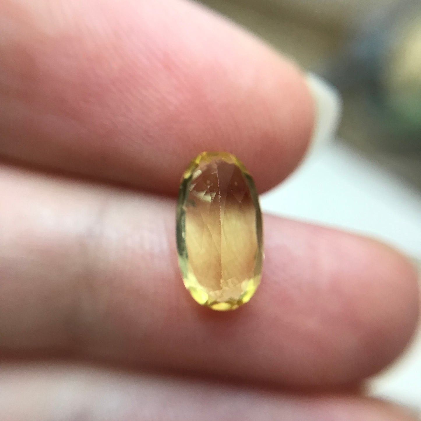 10x6mm 1.75 Carat Yellow Beryl, Heliodor Oval Cut Loose Gem Faceted Gemstone