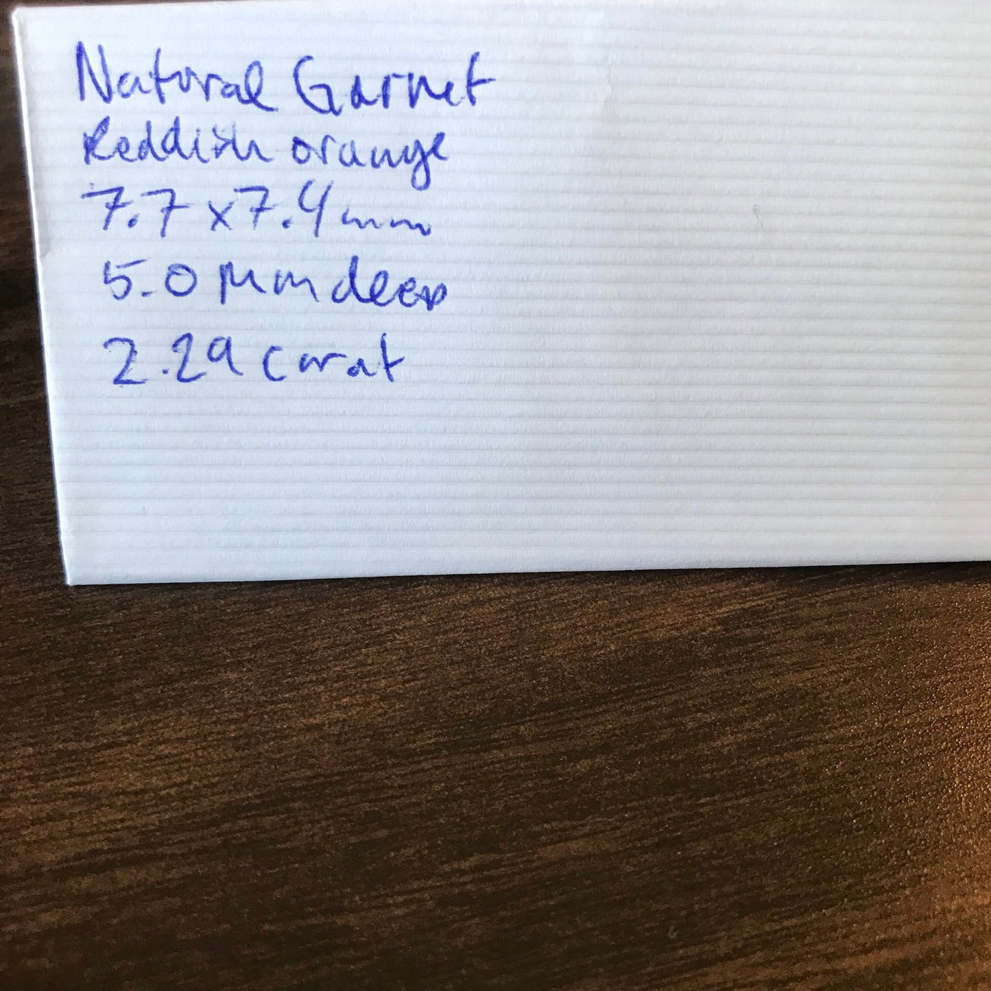 Natural Orange Red Spessartite Garnet 7.7x7.4mm Fat Pear 2.29 carat Faceted Gemstone Loose Gem Red Orange Garnet