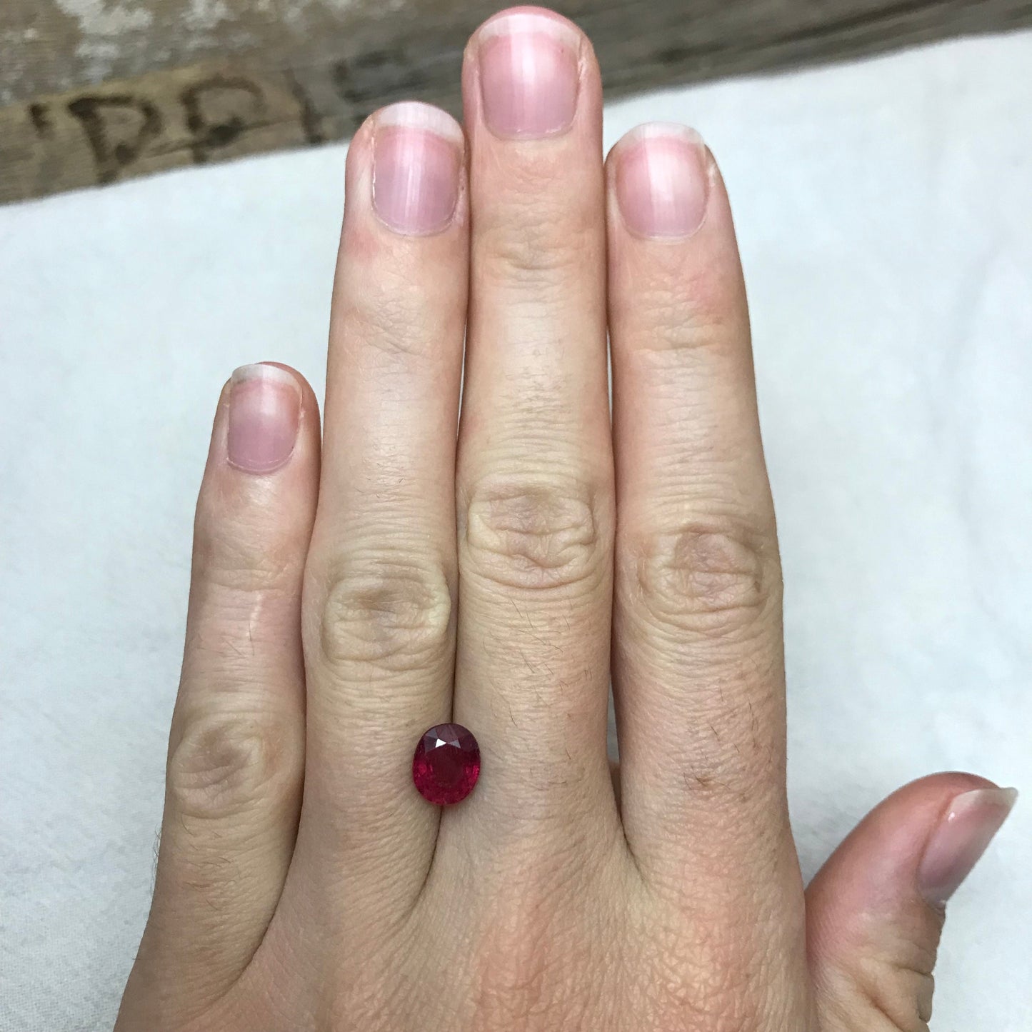 1.58 Carat Pink Tourmaline 8x6.7mm Loose Natural Gemstone, Rubellite Tourmaline, Rich Pink, Fuchsia Natural Gem US Seller