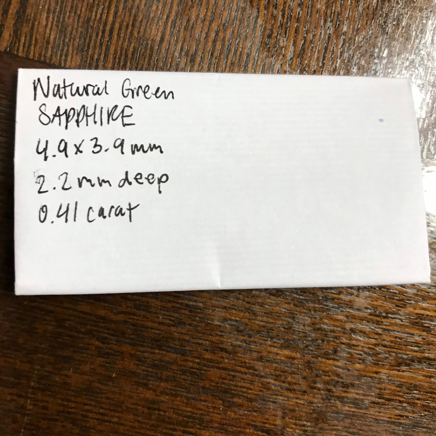 Natural Green Sapphire 5x4mm Oval Cut 0.41 carat Corundum Faceted Loose Unmounted Gemstone Earth Mined Genuine Stone Yellowish Green