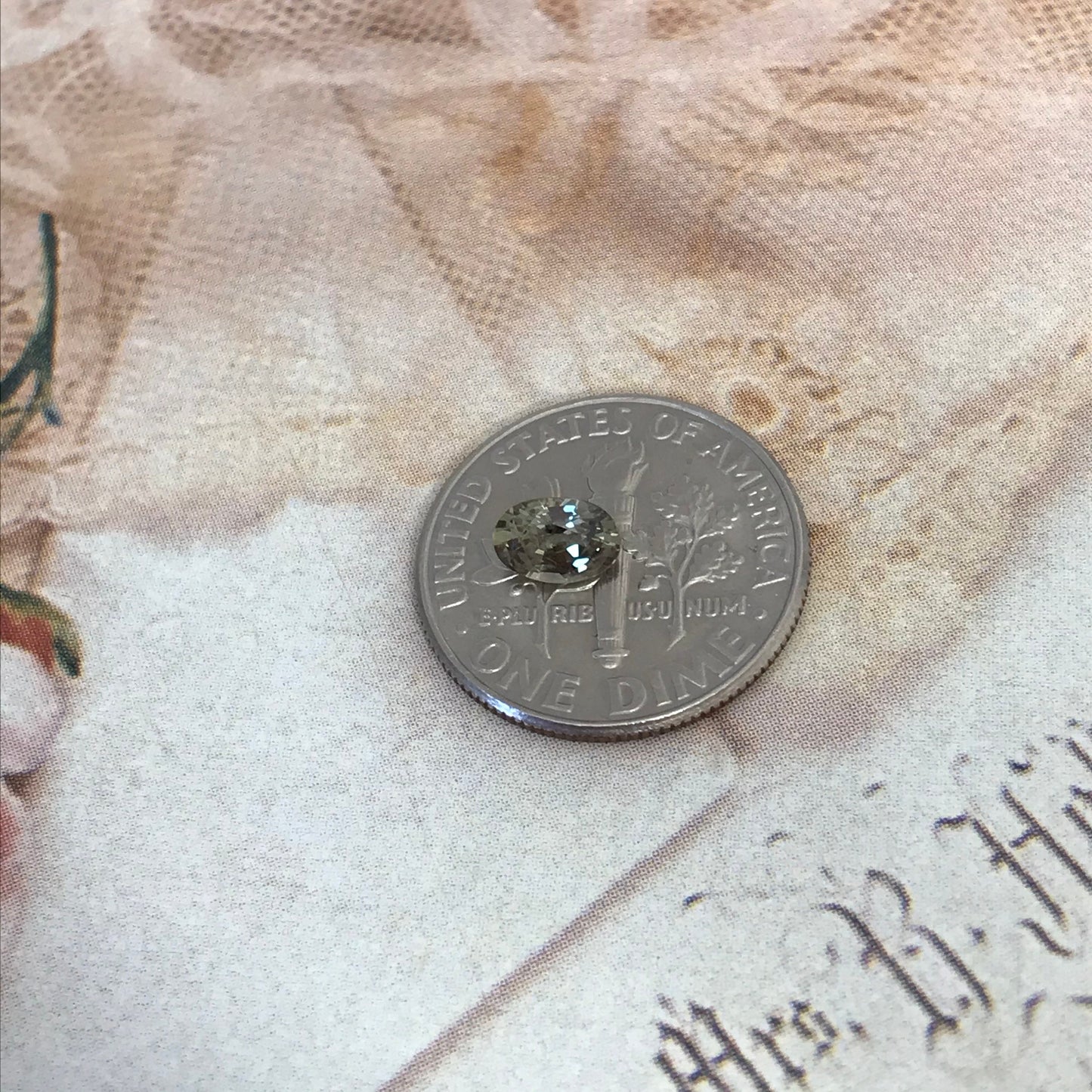 Natural Sapphire 5.6x3.7mm Oval Cut 0.49 Carat, Heat Treated, Natural Sapphire, Faceted Loose Unmounted Corundum Gemstone- Purple Green