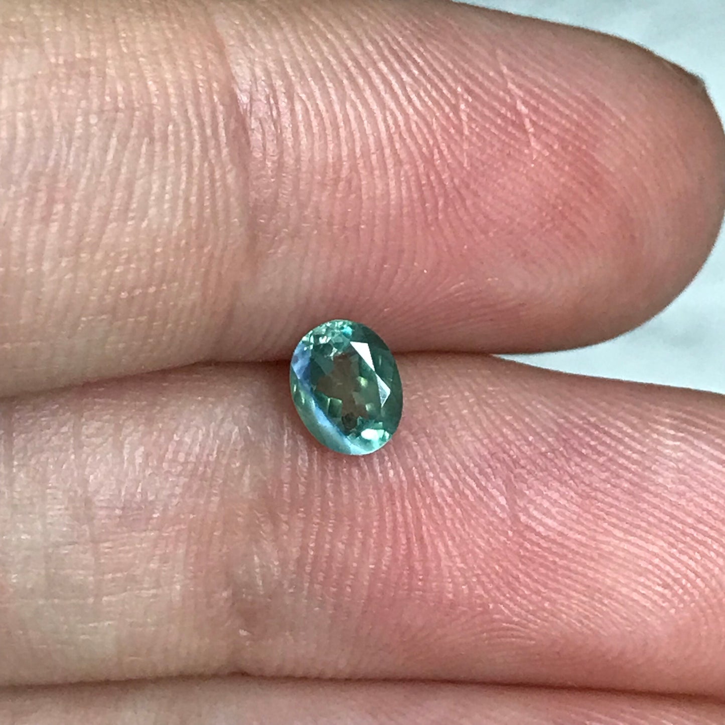 GIA Certified 0.59 ct Natural Alexandrite 5x4mm Green-Purple, Loose Faceted Rare Color Change Alexandrite with Cats Eye Properties