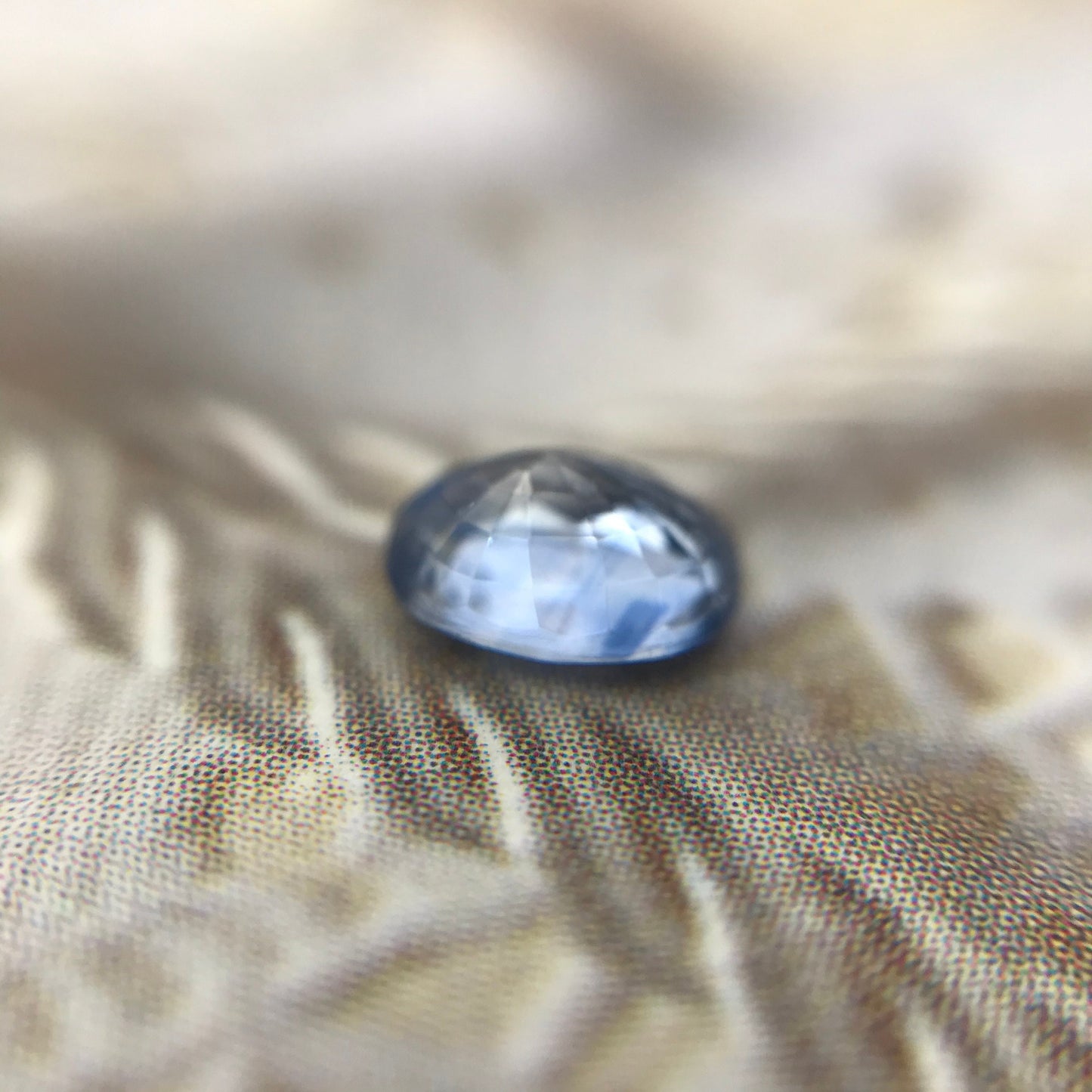 Natural Blue Sapphire 6x5mm 0.80 Carats Oval Corundum Medium Light Blue Gem Faceted Loose Sapphire, Unmounted Gemstone