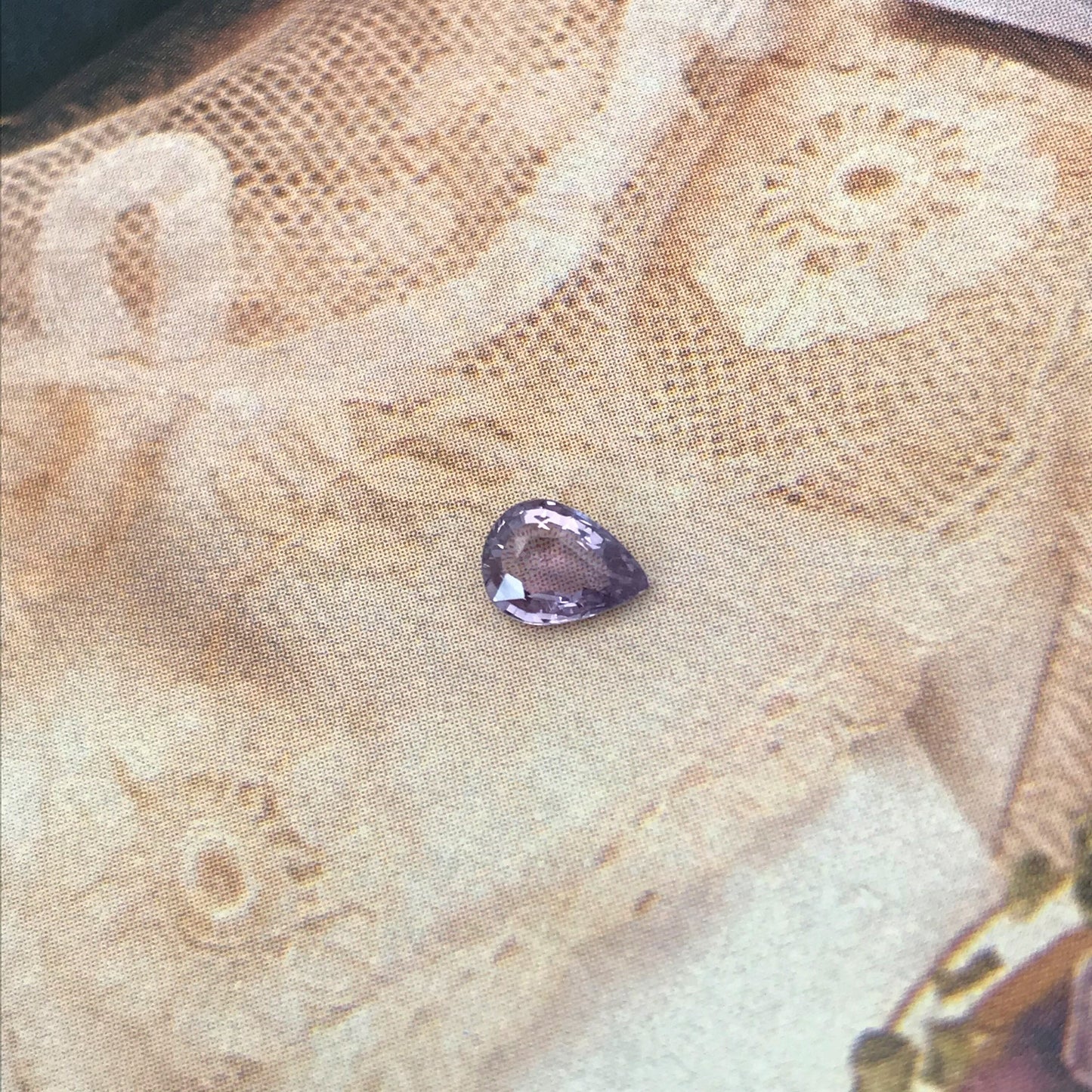 Natural Purple Sapphire 0.67 carat 6.5 x 4.8 mm Pear Cut, Faceted Loose Gemstone Purple Unmounted Gem