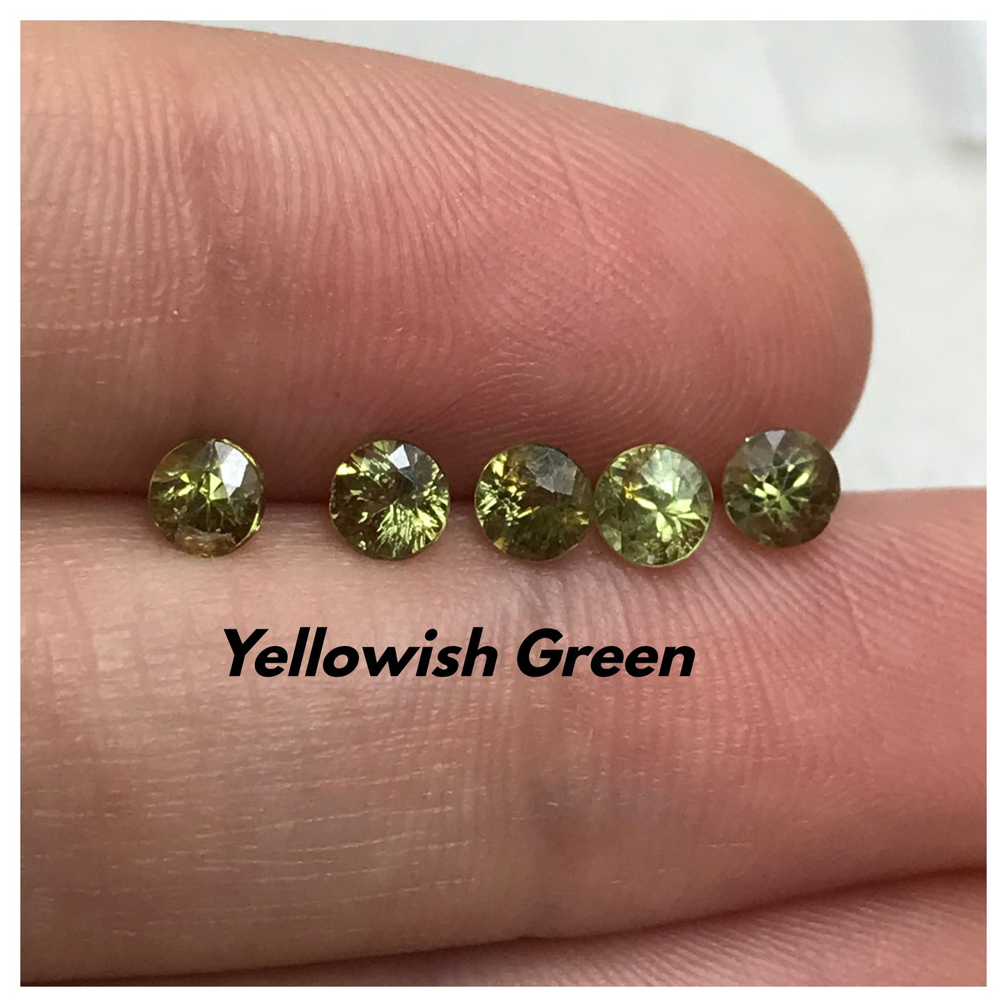 One-4mm Natural Demantoid Garnet Round Cut, 0.20-0.36 Carat, Faceted Loose Green Garnet, Andradite Garnet
