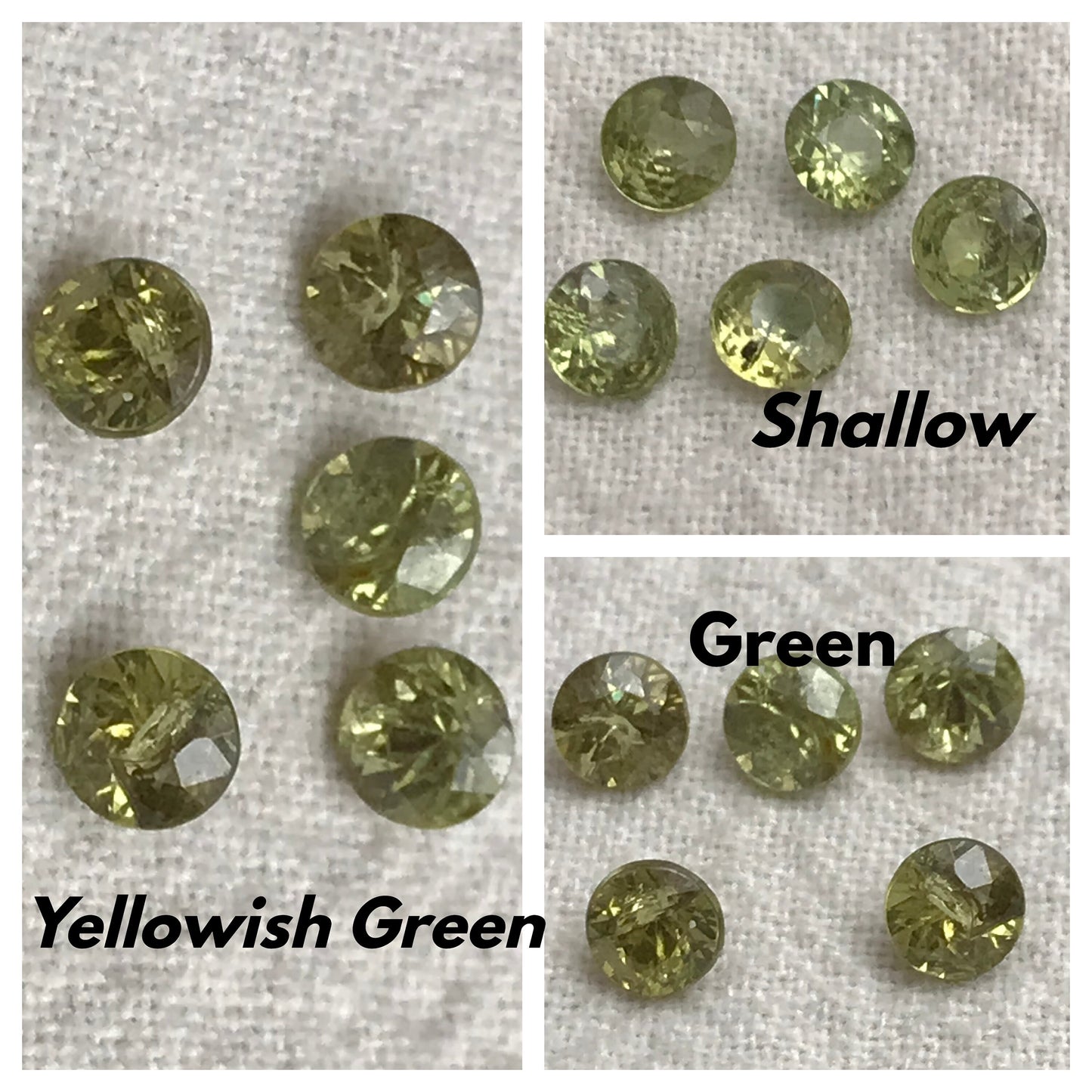 One-4mm Natural Demantoid Garnet Round Cut, 0.20-0.36 Carat, Faceted Loose Green Garnet, Andradite Garnet