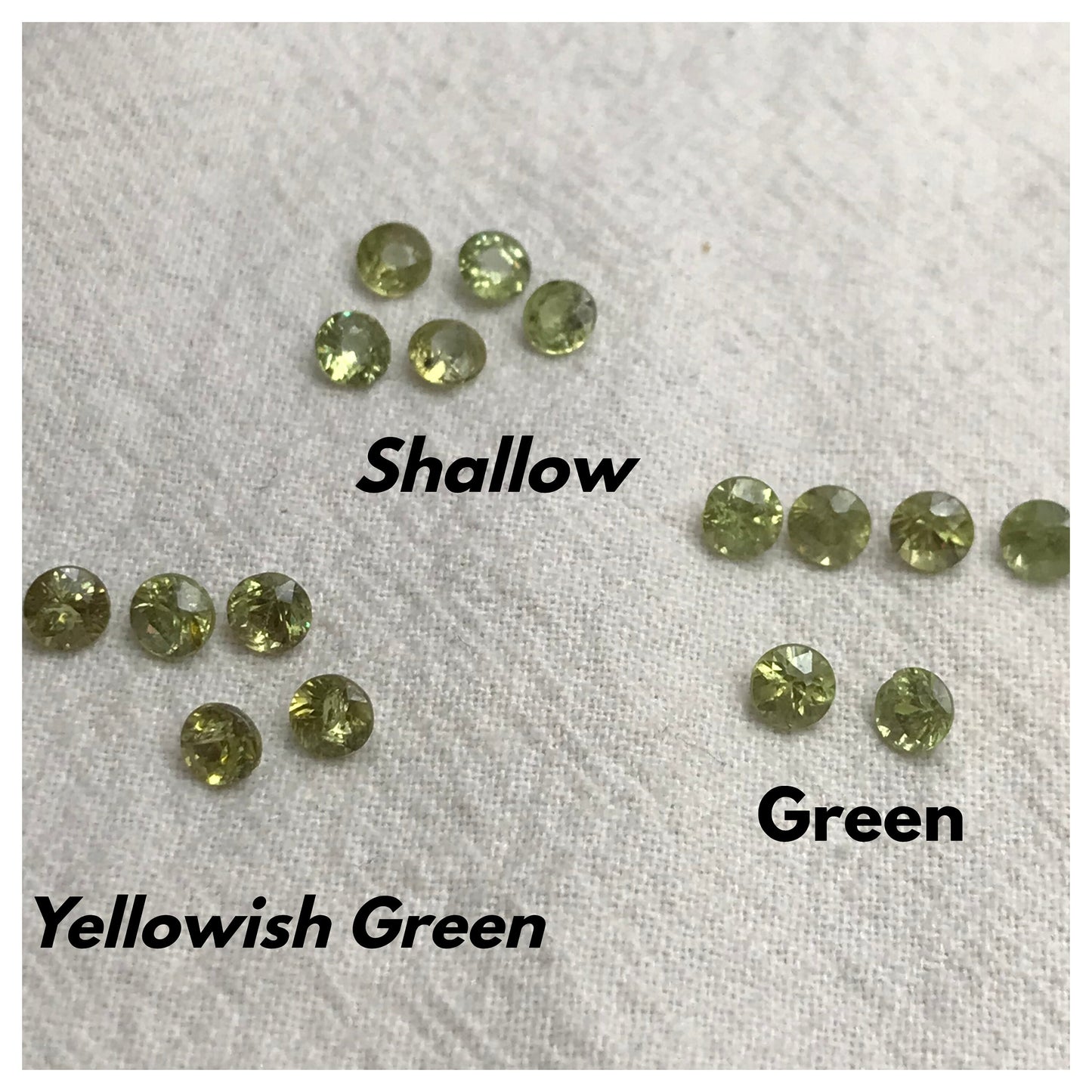 One-4mm Natural Demantoid Garnet Round Cut, 0.20-0.36 Carat, Faceted Loose Green Garnet, Andradite Garnet
