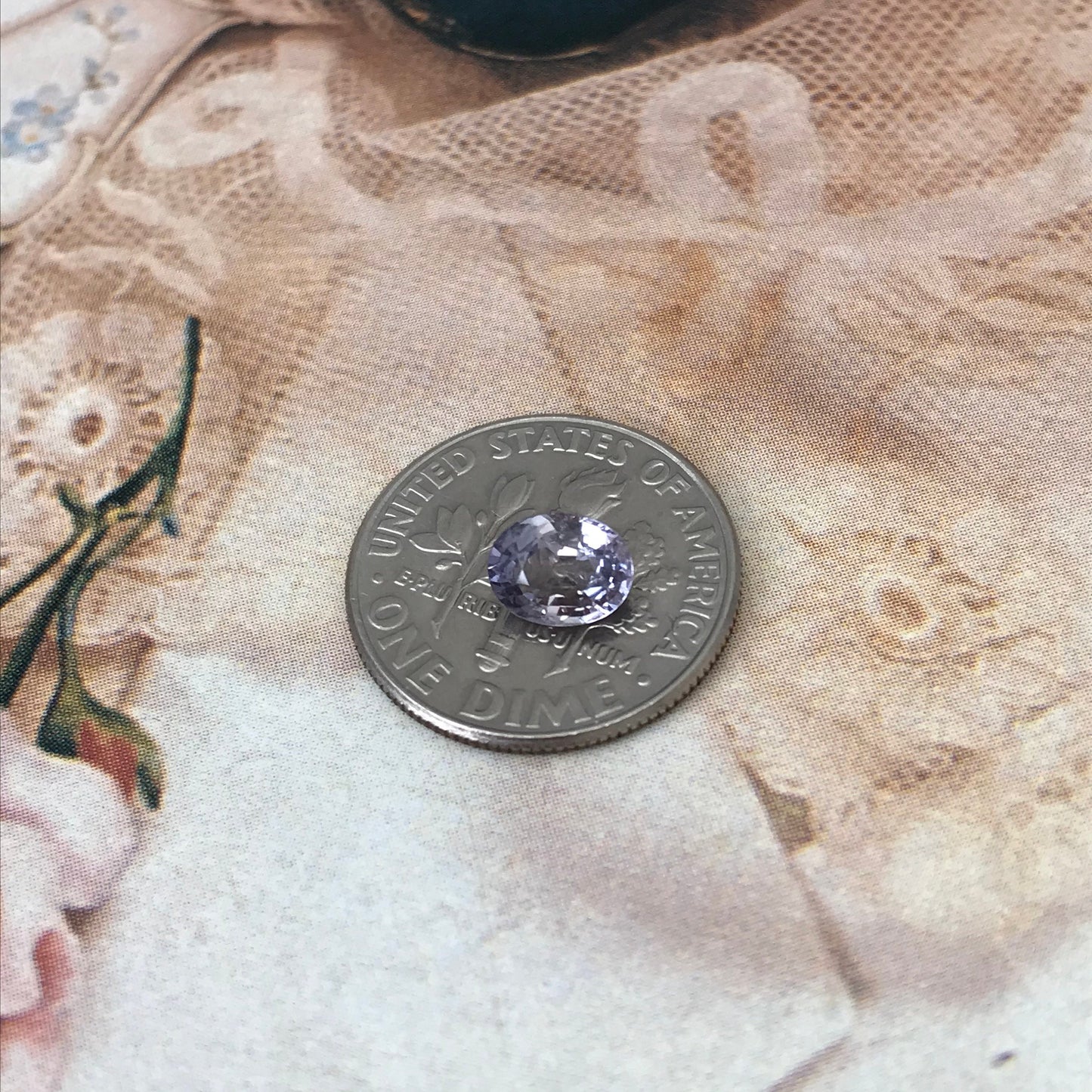 Natural Lavender Purple Sapphire 0.87 carat 6.3 x 4.8 mm Oval Cut, Faceted Loose Gemstone Light Purple Unmounted Gem
