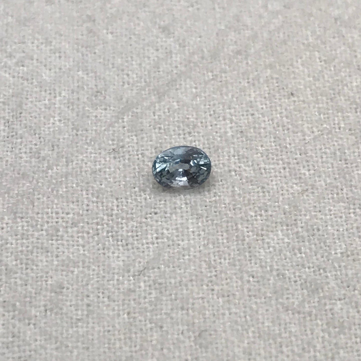 0.40 carat Natural Blue Sapphire 4.6x3.4mm Oval Cut, Heated, Faceted Loose Gemstone, Ice Sapphire, 4.5x3.5mm