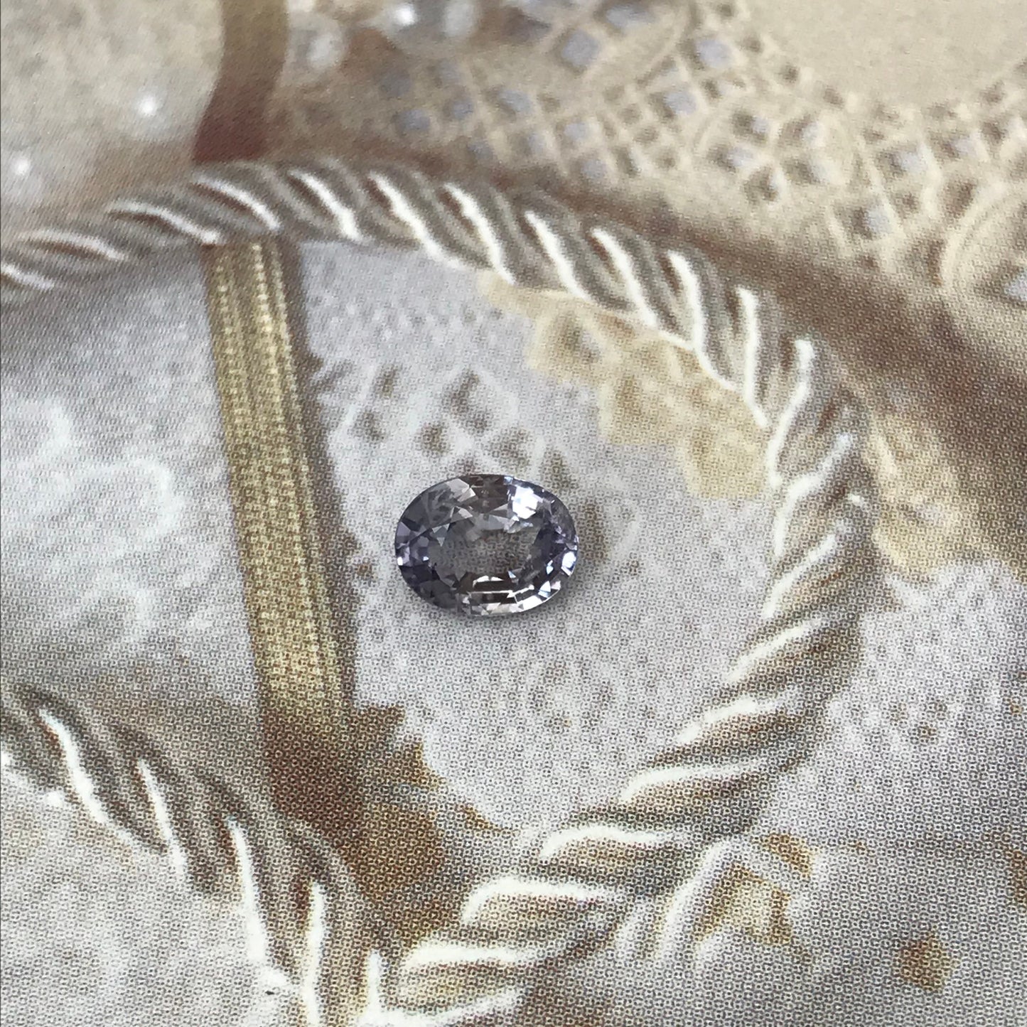 Natural Lavender Purple Sapphire 0.87 carat 6.3 x 4.8 mm Oval Cut, Faceted Loose Gemstone Light Purple Unmounted Gem