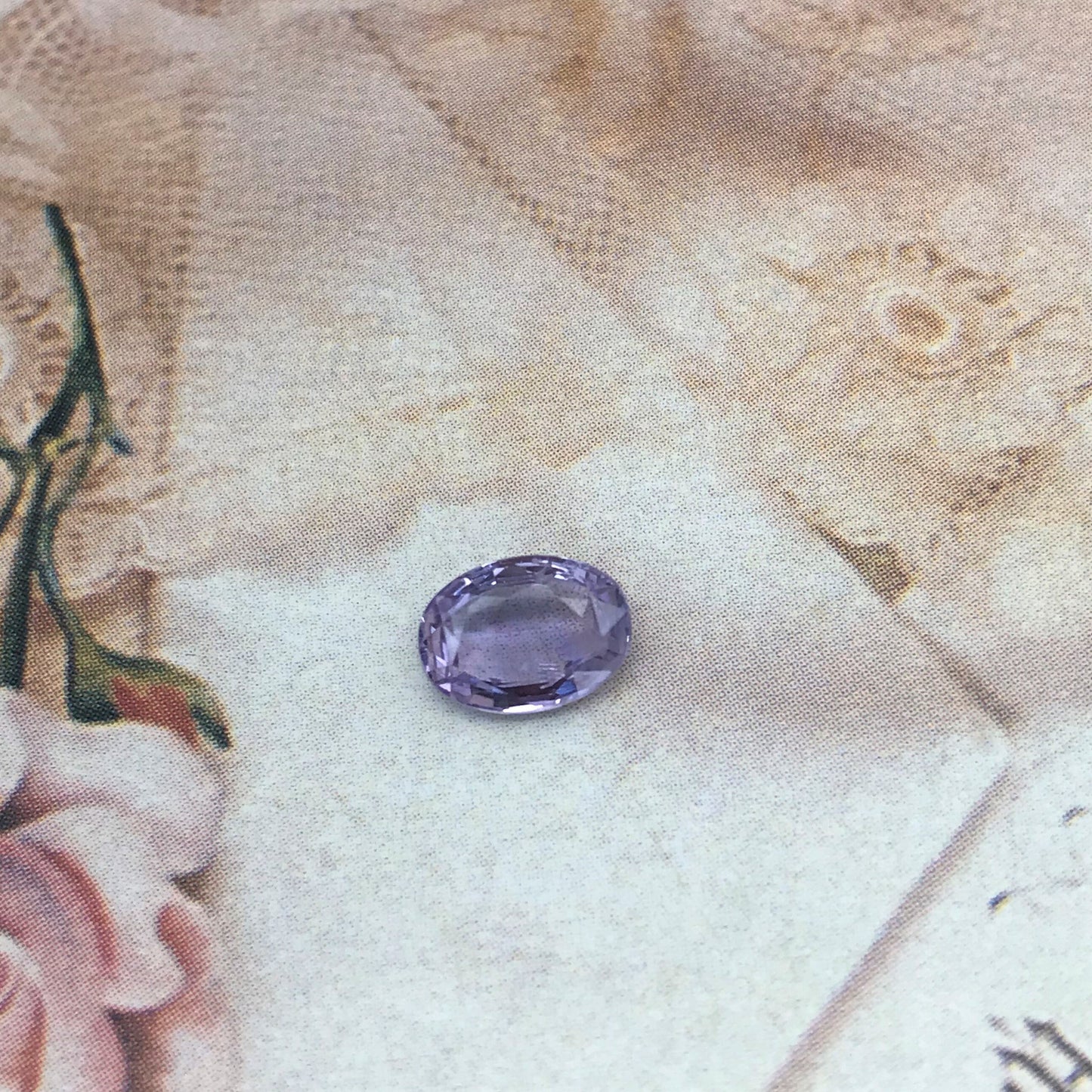 Natural Purple Sapphire 1.64 carat 8.3x6mm Oval Cut, Faceted Loose Gemstone Lavender Purple Unmounted Gem Fancy Color Sapphire