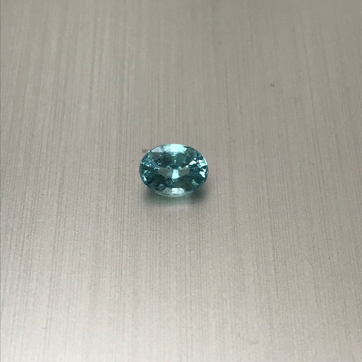 1.52 ct GIA Certified Paraiba Tourmaline 8x6mm, Natural  Copper and Maganese Bearing Blue Green Tourmaline, Clarity Enhanced Tourmaline