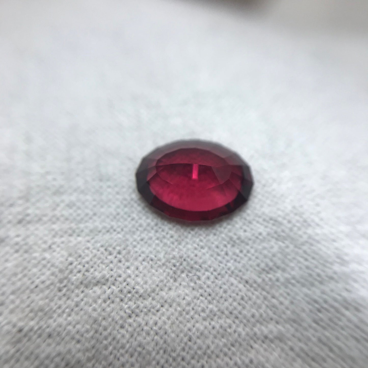 GIA Certified Burma Red Spinel 9x6.8mm 1.71 carat Oval Round Faceted Loose Gem, Step Cut Natural Spinel