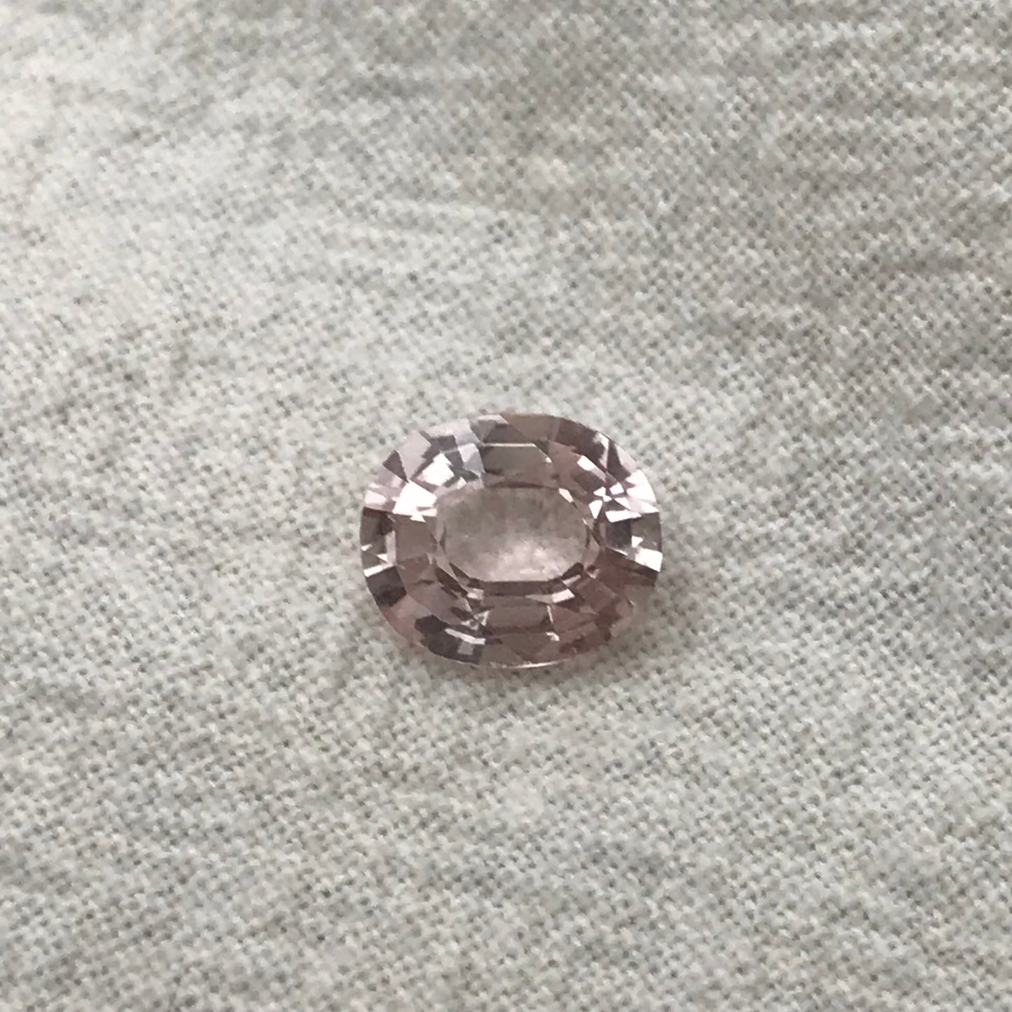 GIA Certified Natural 2 ct Pink Sapphire 8.4x7mm Oval Cut Faceted Loose Light Pink Unheated Sapphire