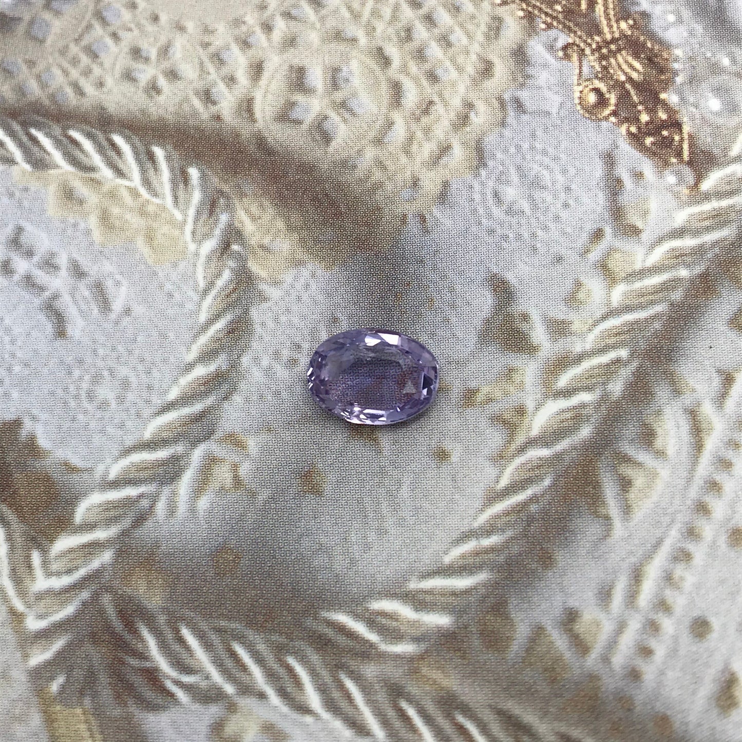 Natural Purple Sapphire 1.64 carat 8.3x6mm Oval Cut, Faceted Loose Gemstone Lavender Purple Unmounted Gem Fancy Color Sapphire