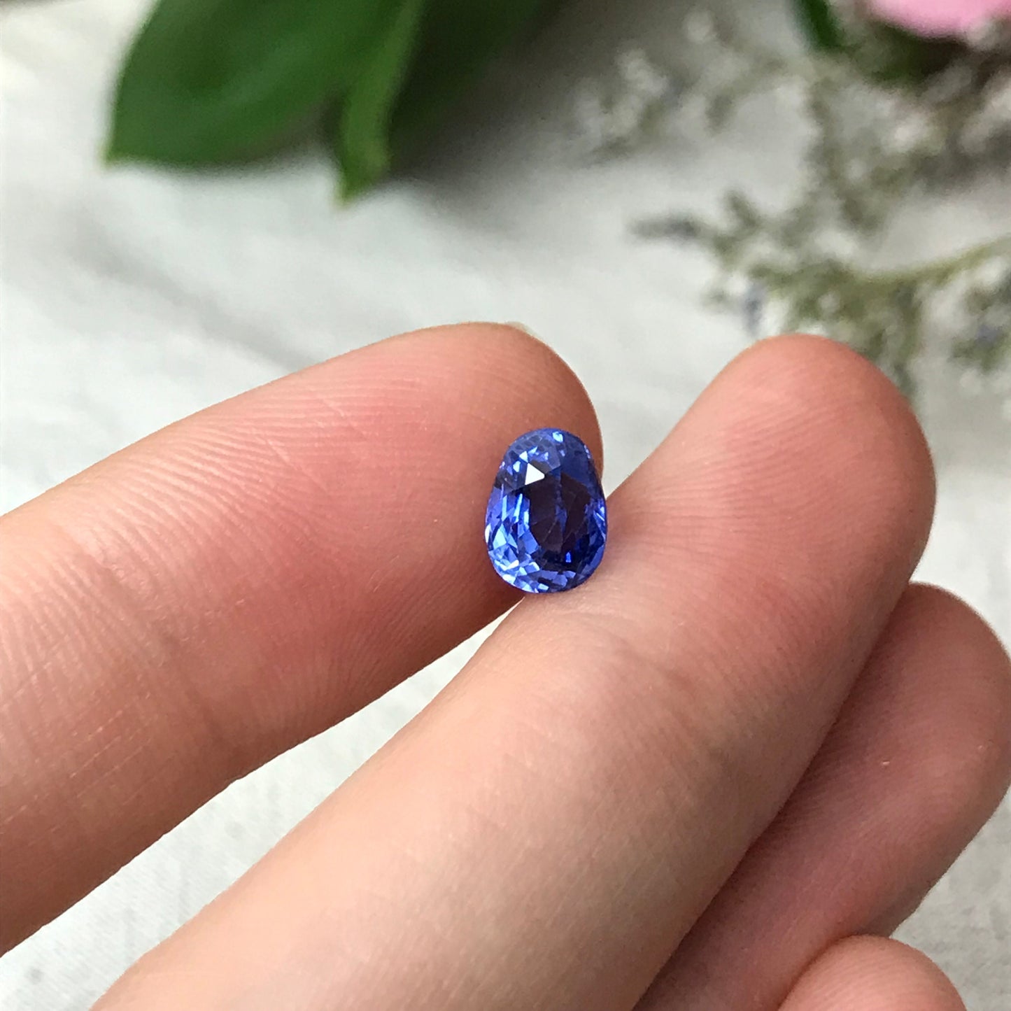 GIA Certified Blue Sapphire 1.79 Ct Unheated Egg Shape Natural Loose Nice Blue Sri Lanka Sapphire