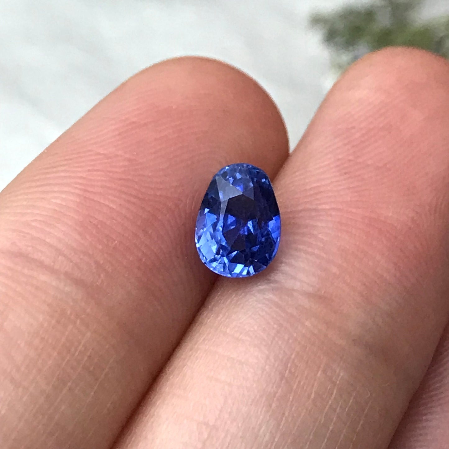 GIA Certified Blue Sapphire 1.79 Ct Unheated Egg Shape Natural Loose Nice Blue Sri Lanka Sapphire