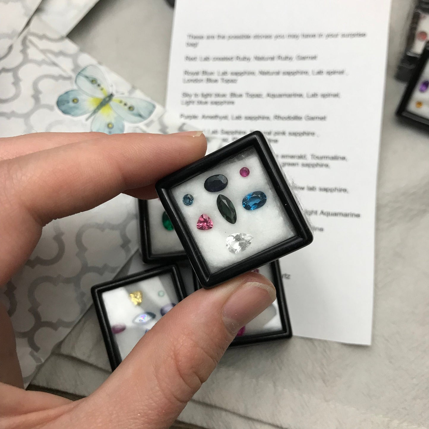 Gemstone Mystery Bag! Loose Faceted Precious and Semiprecious Gem, Faceted Crystal Grab Bag, Gemstone Gift Bag