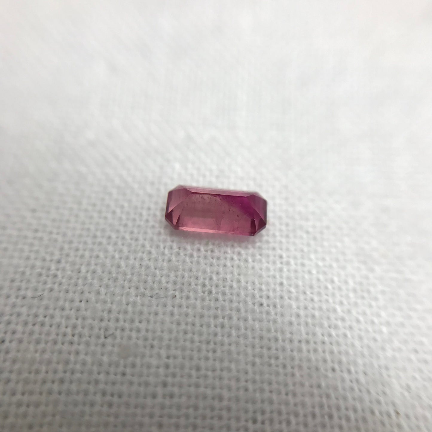 0.35 Carat Natural Red Beryl 5.75x2.8mm Emerald Cut, Utah Red Beryl, Faceted Loose Bixbite