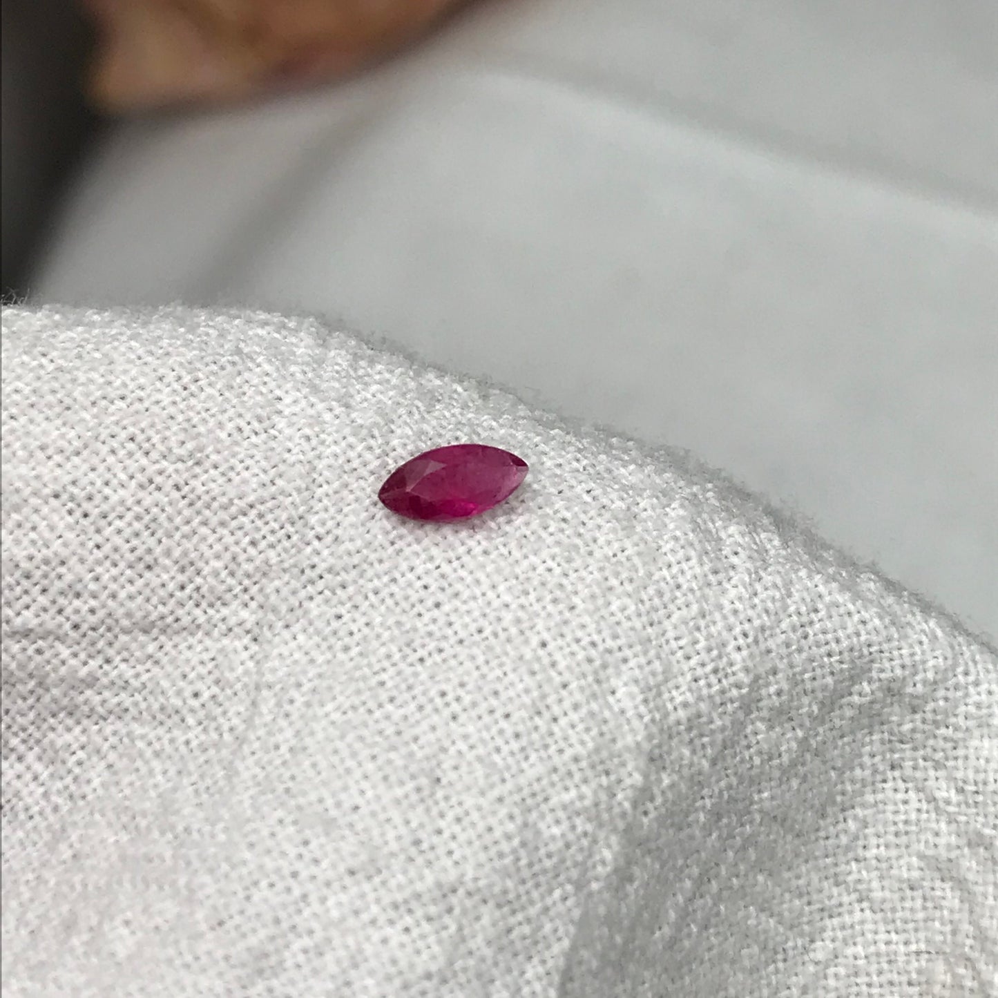 0.11 Carat Utah Red Beryl 5.1x2.45mm Marquise Cut, Faceted Loose Bixbite