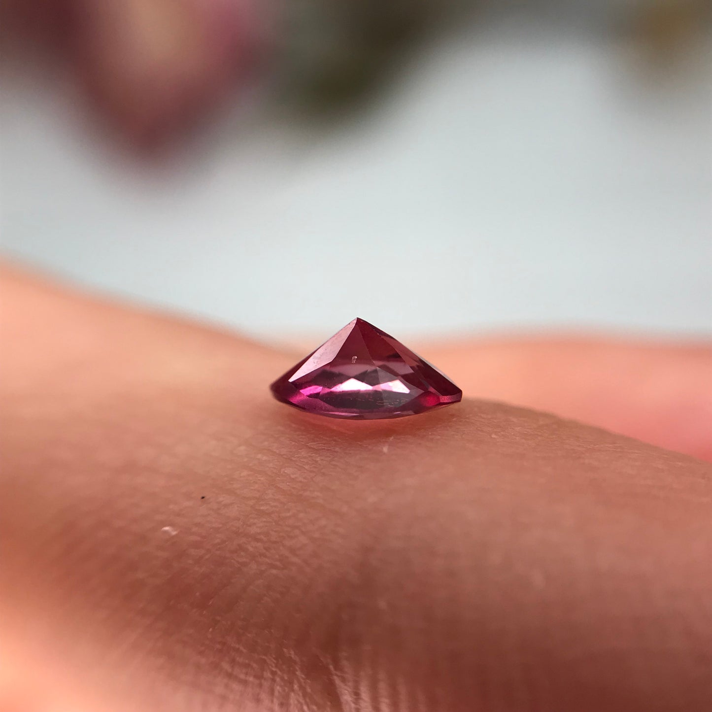VVS 0.32 Carat Red Beryl 6.3x3.65mm Marquise Cut, Faceted Loose Natural Bixbite, Excellent Clarity