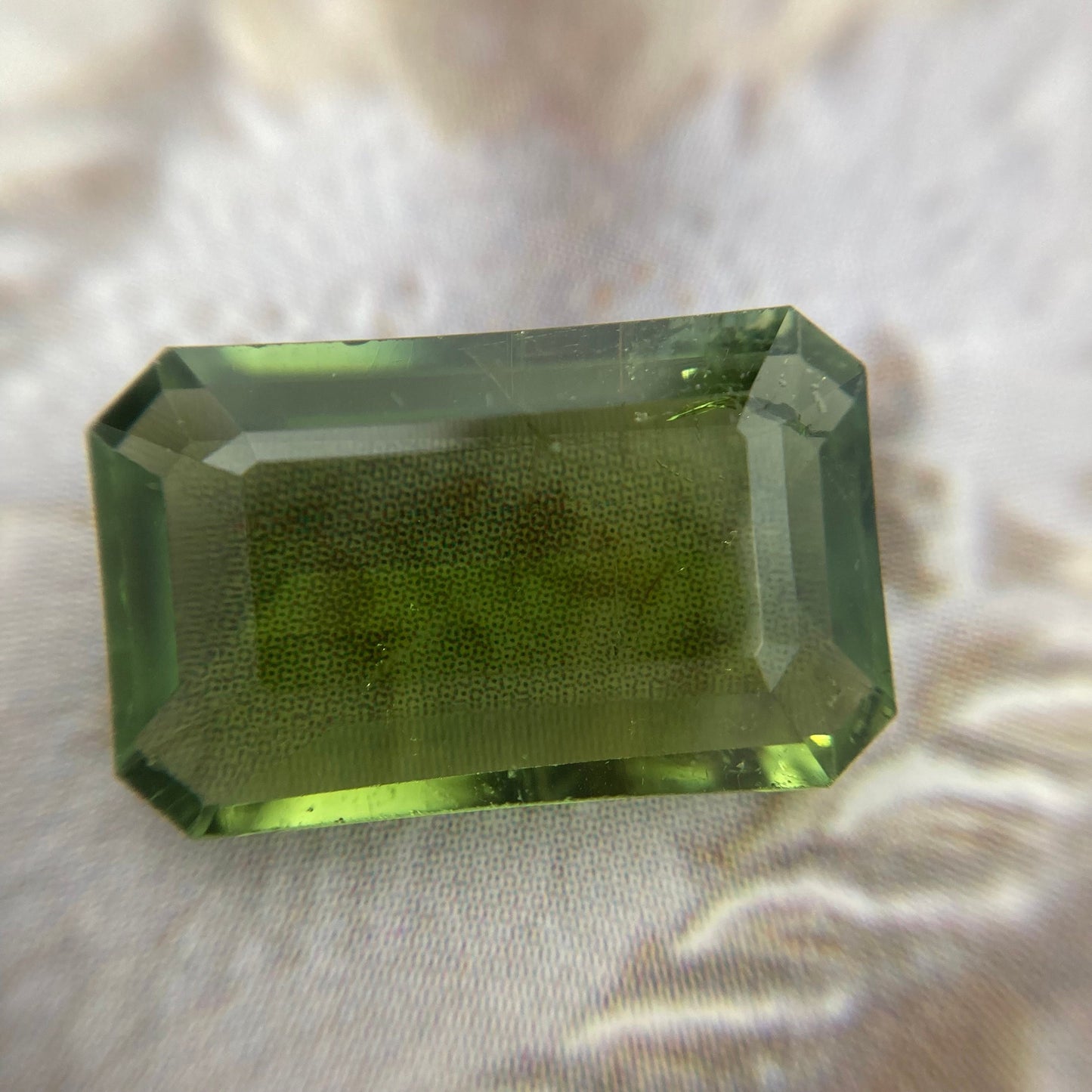 Natural Green Tourmaline 15x9.5mm 5.53 carat Octagon Cut Faceted Loose Unmounted Gem Gemstone