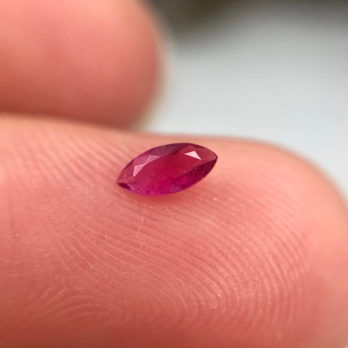 0.11 Carat Utah Red Beryl 5.1x2.45mm Marquise Cut, Faceted Loose Bixbite