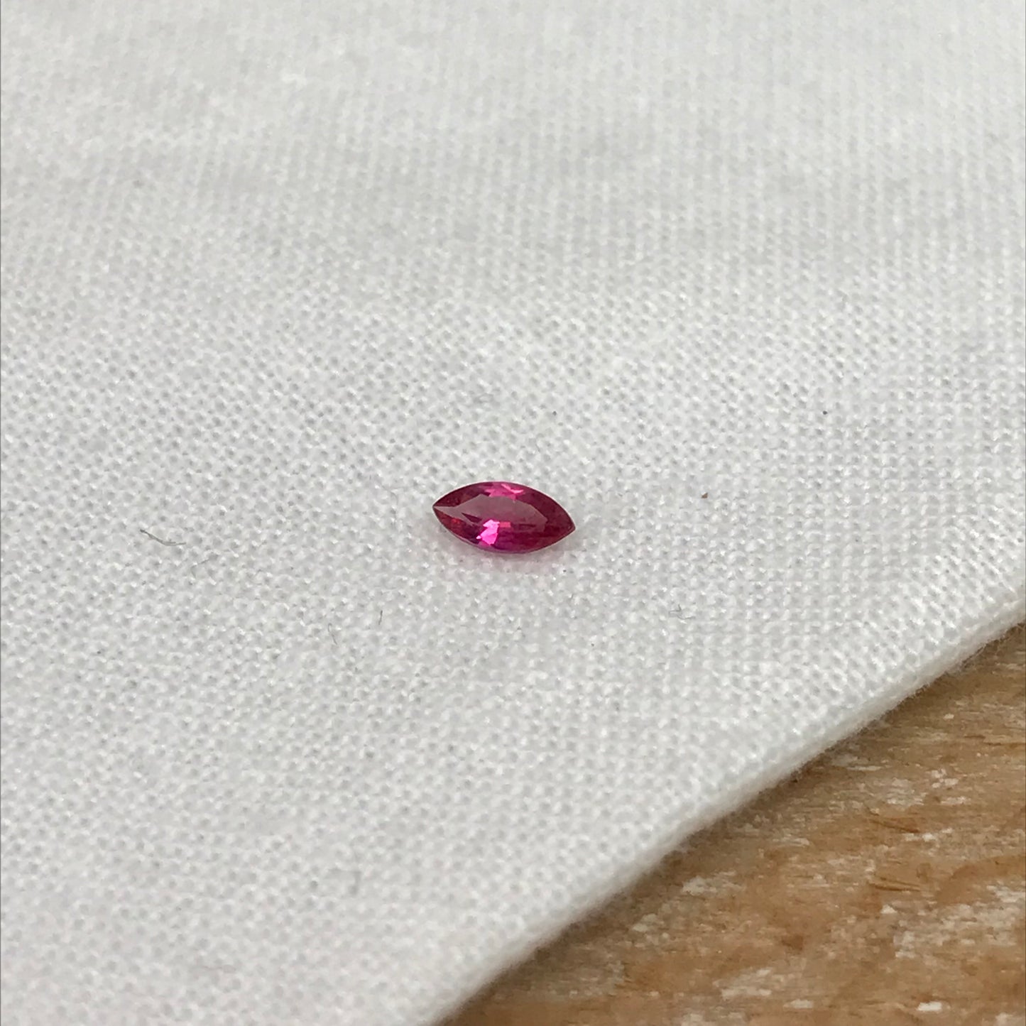 0.09 Carat Red Beryl 4.55x2.3mm Marquise Cut, Faceted Loose Natural Red Beryl, Bixbite