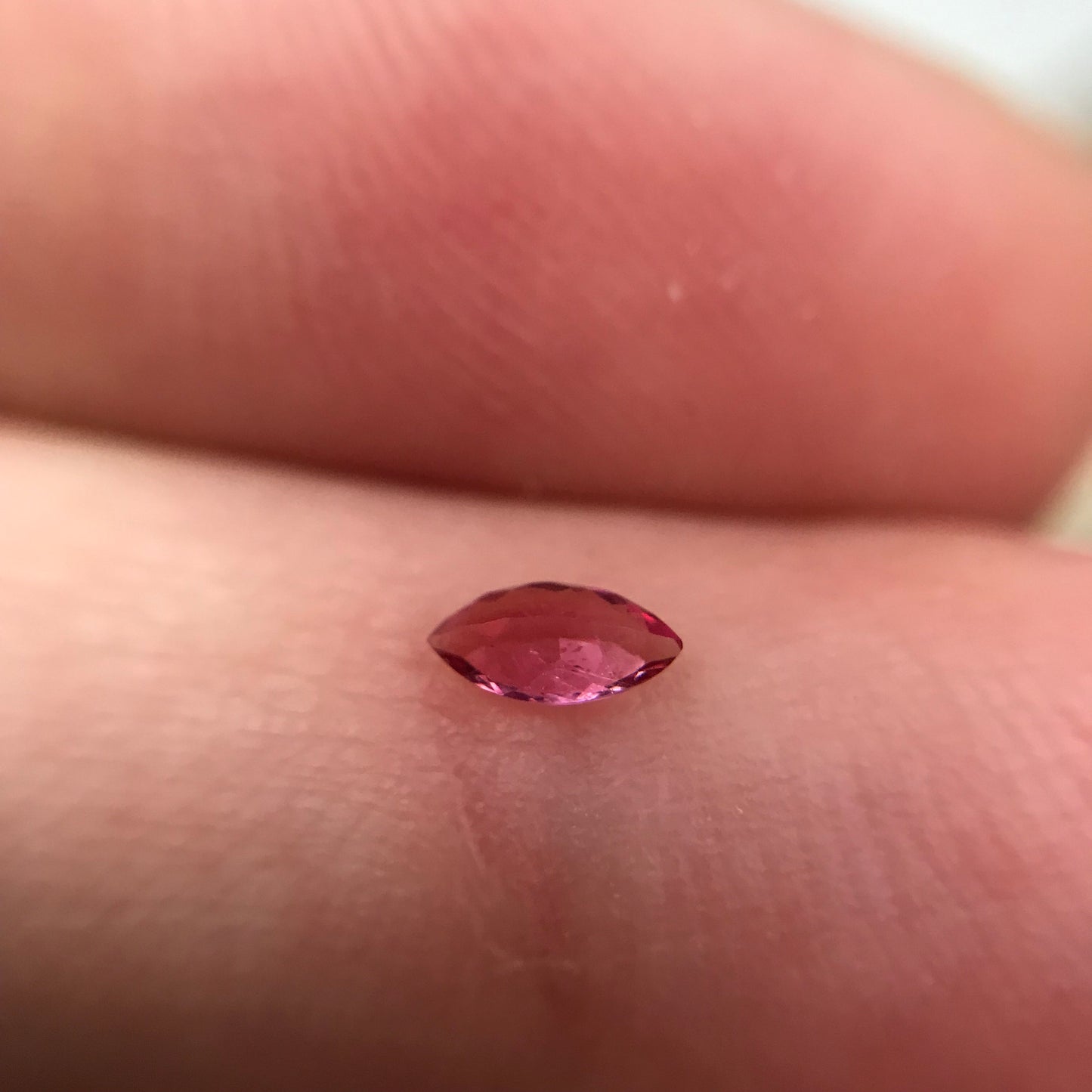 0.09 Carat Red Beryl 4.55x2.3mm Marquise Cut, Faceted Loose Natural Red Beryl, Bixbite