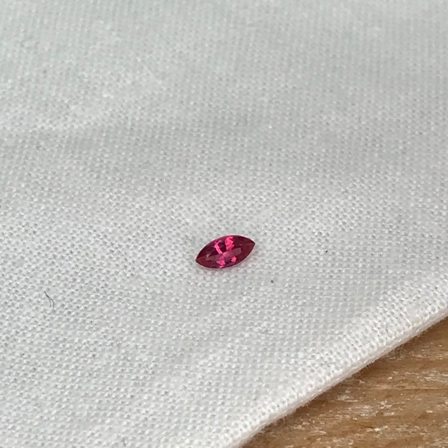 0.09 Carat Red Beryl 4.55x2.3mm Marquise Cut, Faceted Loose Natural Red Beryl, Bixbite
