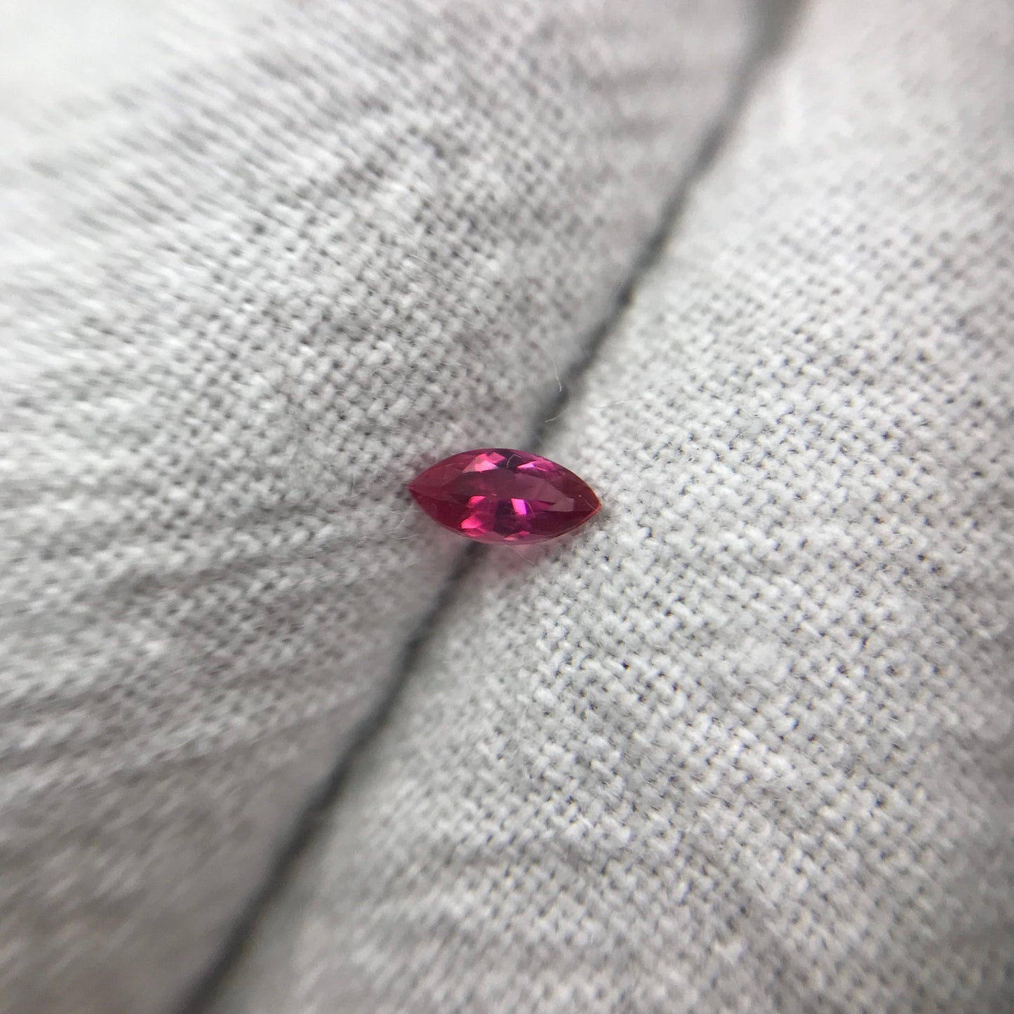 0.09 Carat Red Beryl 4.55x2.3mm Marquise Cut, Faceted Loose Natural Red Beryl, Bixbite