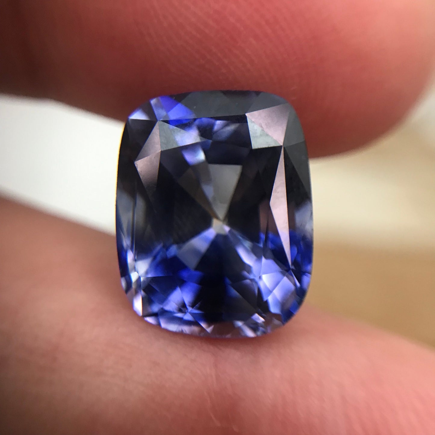GIA Certified 10.25 Carat Unheated Blue Sapphire 13.56x11.03mm Cushion Cut, Faceted Loose Natural Blue Madagascar Sapphire