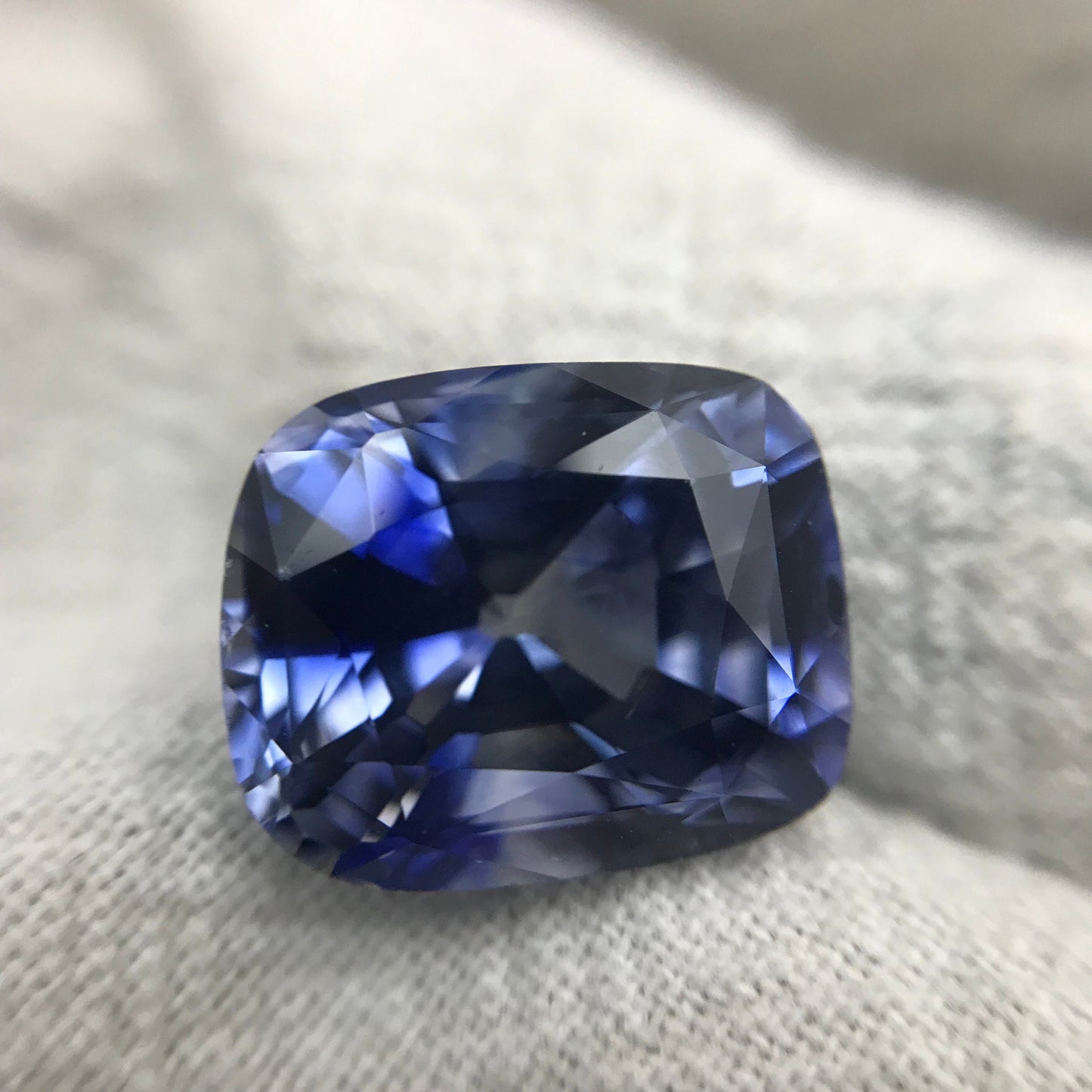 GIA Certified 10.25 Carat Unheated Blue Sapphire 13.56x11.03mm Cushion Cut, Faceted Loose Natural Blue Madagascar Sapphire