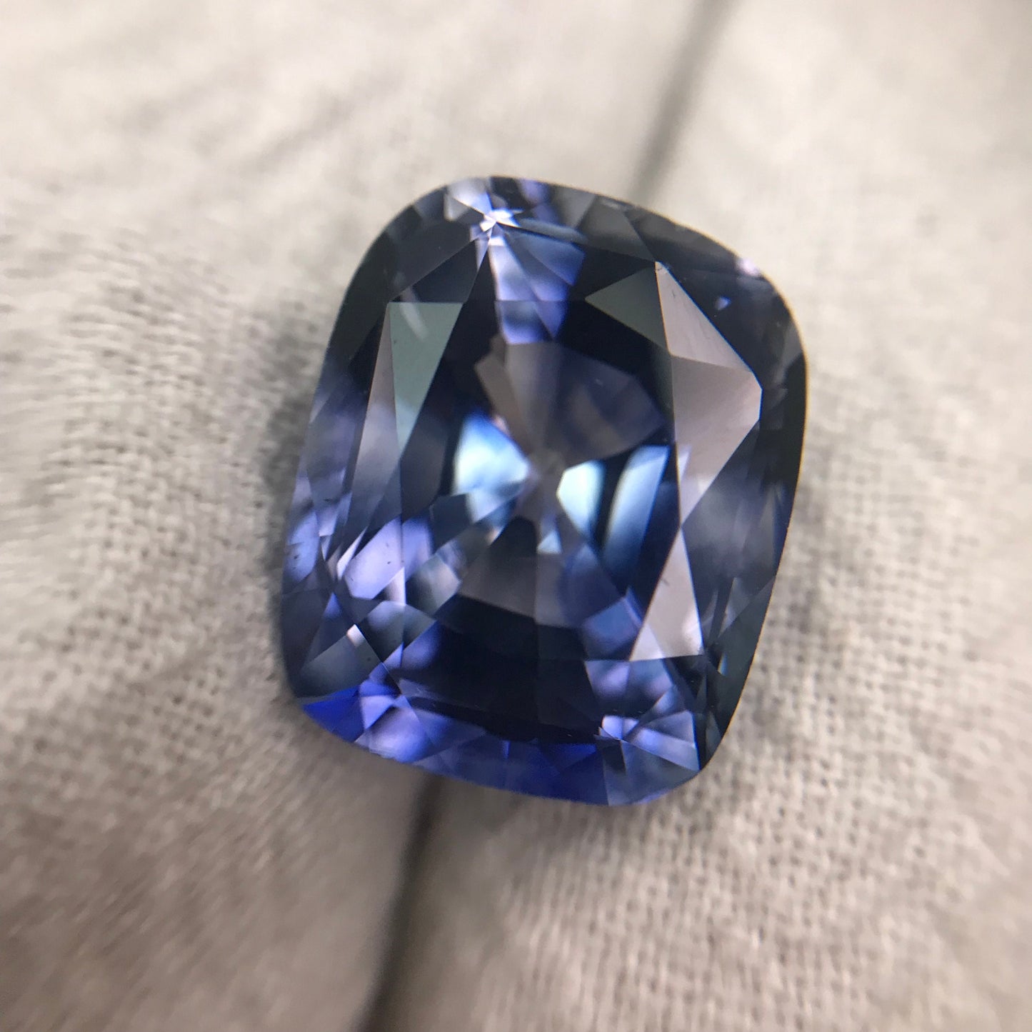 GIA Certified 10.25 Carat Unheated Blue Sapphire 13.56x11.03mm Cushion Cut, Faceted Loose Natural Blue Madagascar Sapphire